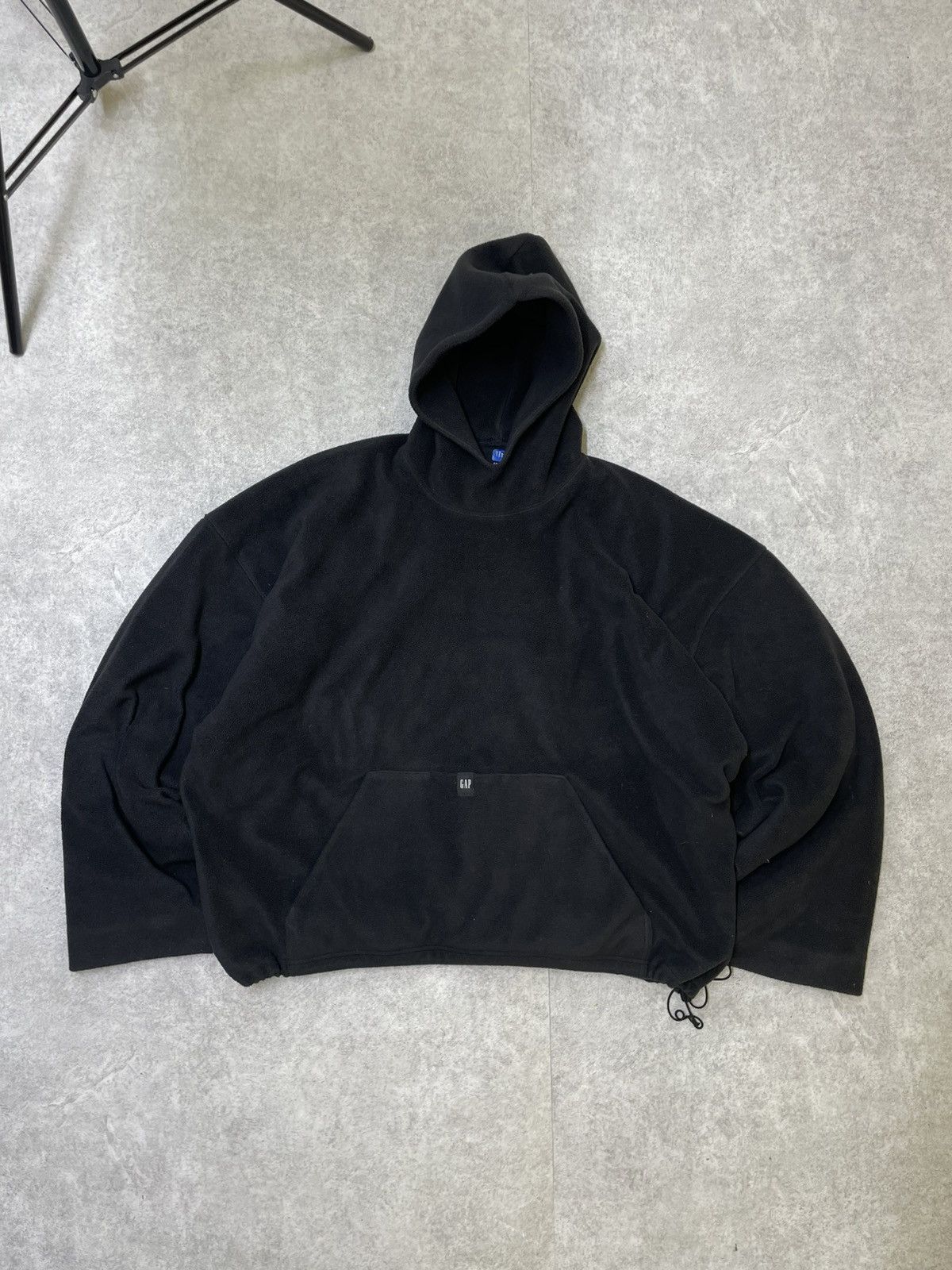 Balenciaga × Gap × Yeezy Y2K Yeezy Gap Polar Fleece Hoodie Black Size Xs Size US M / EU 48-50 / 2 - 1 Thumbnail