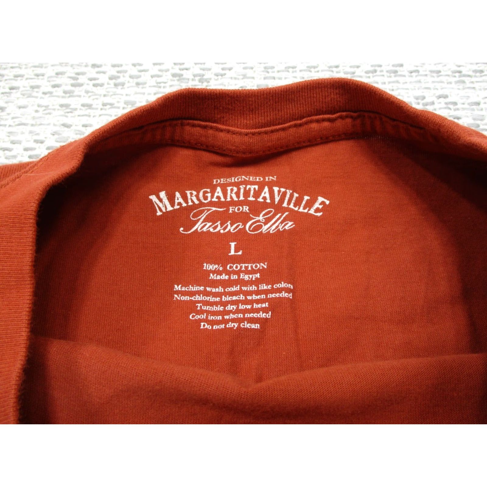 Vintage VINTAGE Margaritaville Shirt Adult Large L Orange Brew Crew Beach Margaritaville Logo Jimmy Buffet Parot Party Key West 90s Mens T-Shirt Size US L / EU 52-54 / 3 - 3 Thumbnail