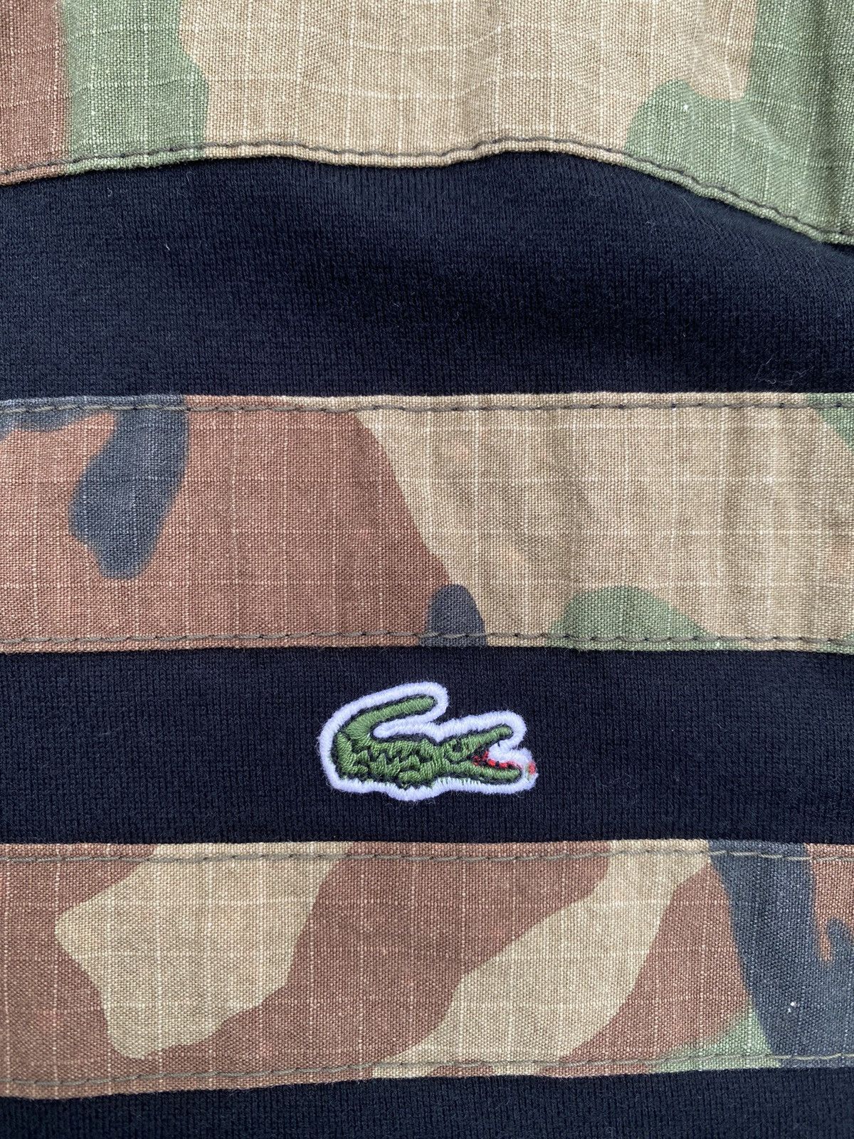 Junya Watanabe × Lacoste Rare AD2006 Lacoste x CDG Junya Watanabe Camo Tshirt Size US M / EU 48-50 / 2 - 14 Thumbnail