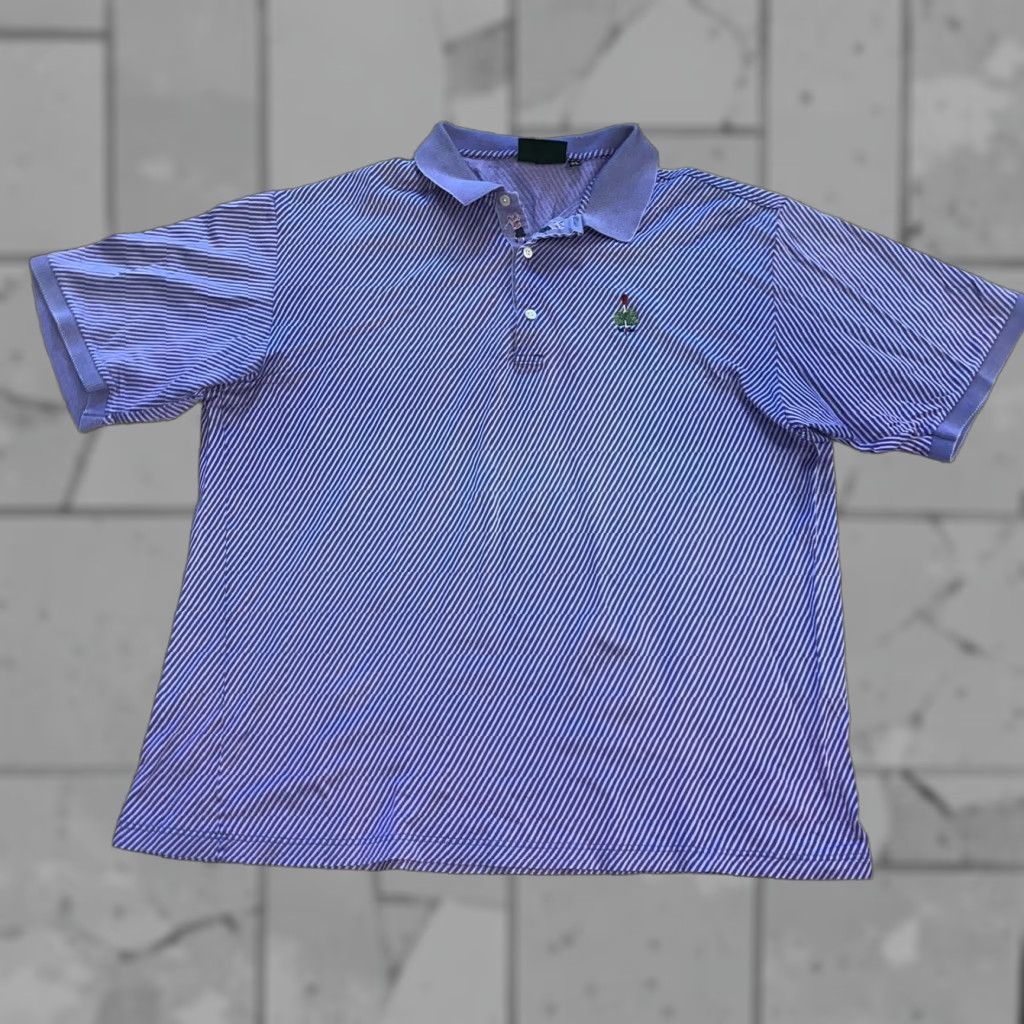 Vintage Bobby Jones Collection Polo Golf Shirt Mens XL Purple Short Sleeve Button-Down Collar Shirt Size US XL / EU 56 / 4 - 1 Thumbnail