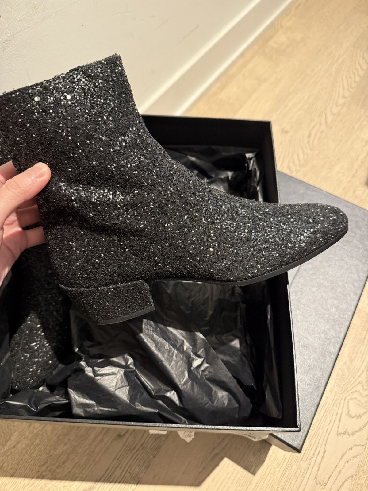 Saint Laurent Paris Saint Laurent Paris crystal Caleb 40 zip Size US 6.5 / EU 39-40 - 6 Thumbnail