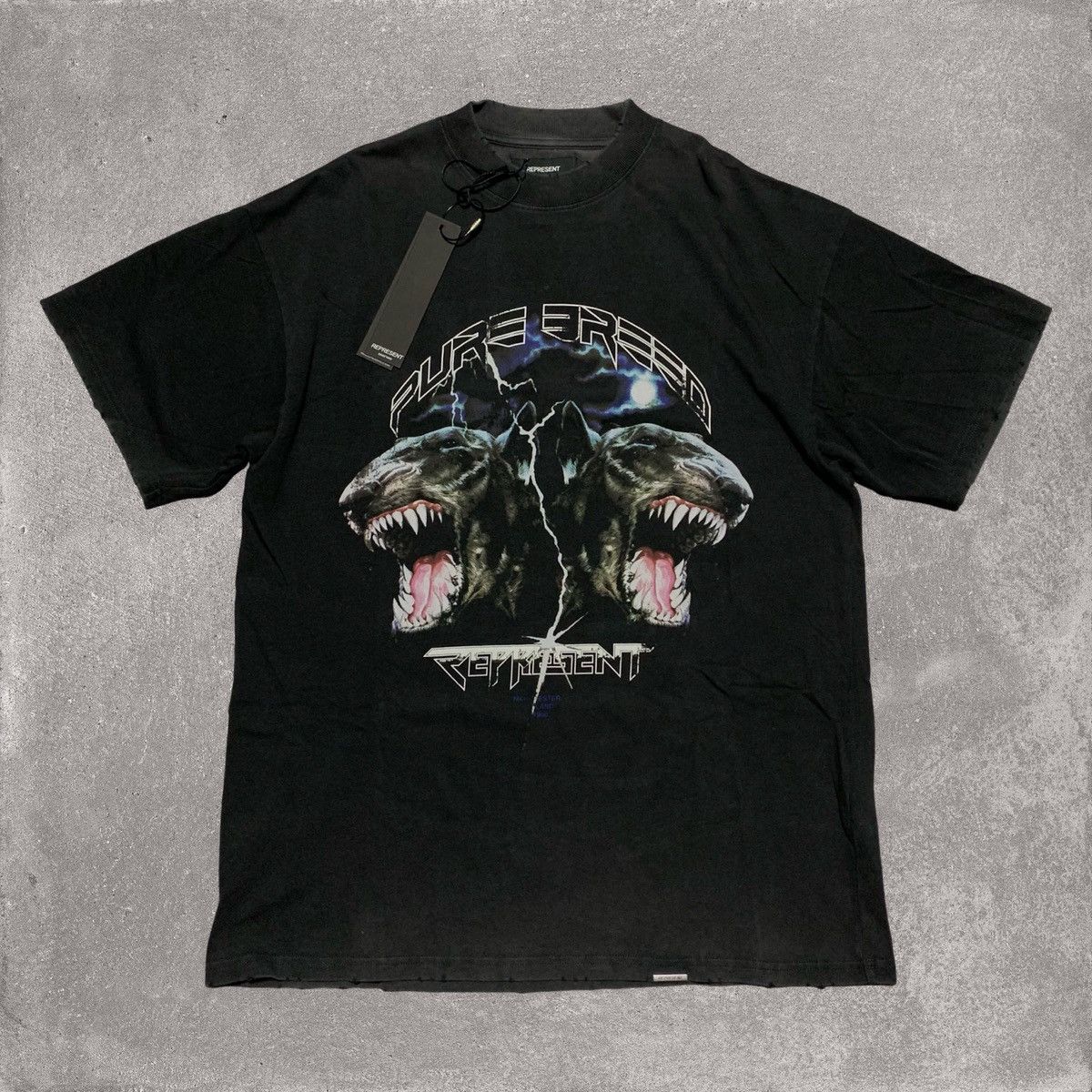 Represent Clo. Represent Small Pure Breed Vintage Black Tee Size US M / EU 48-50 / 2 - 1 Thumbnail