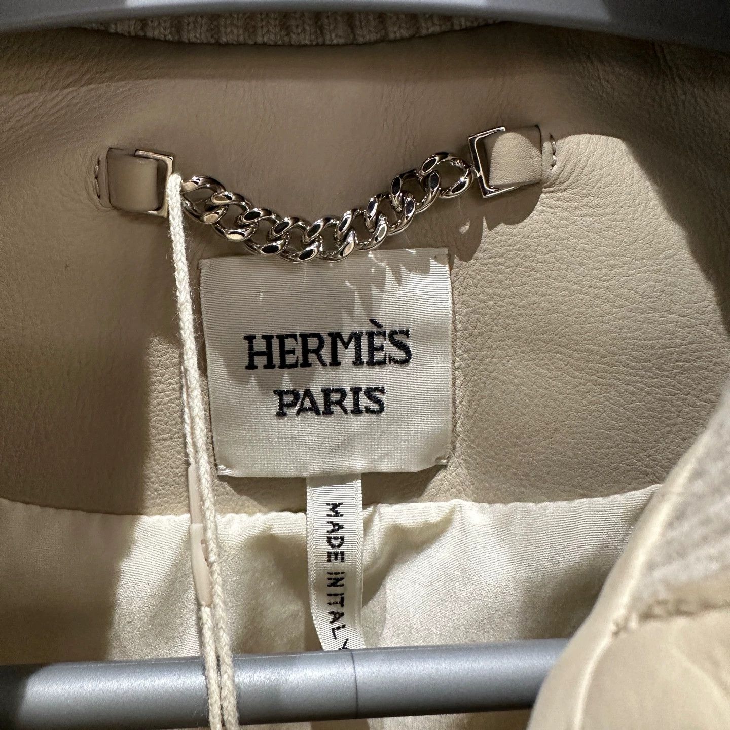 Hermes Hermes jan741 Quilted Logo Leather Paneled Vest 36 Size XS / US 0-2 / IT 36-38 - 3 Thumbnail