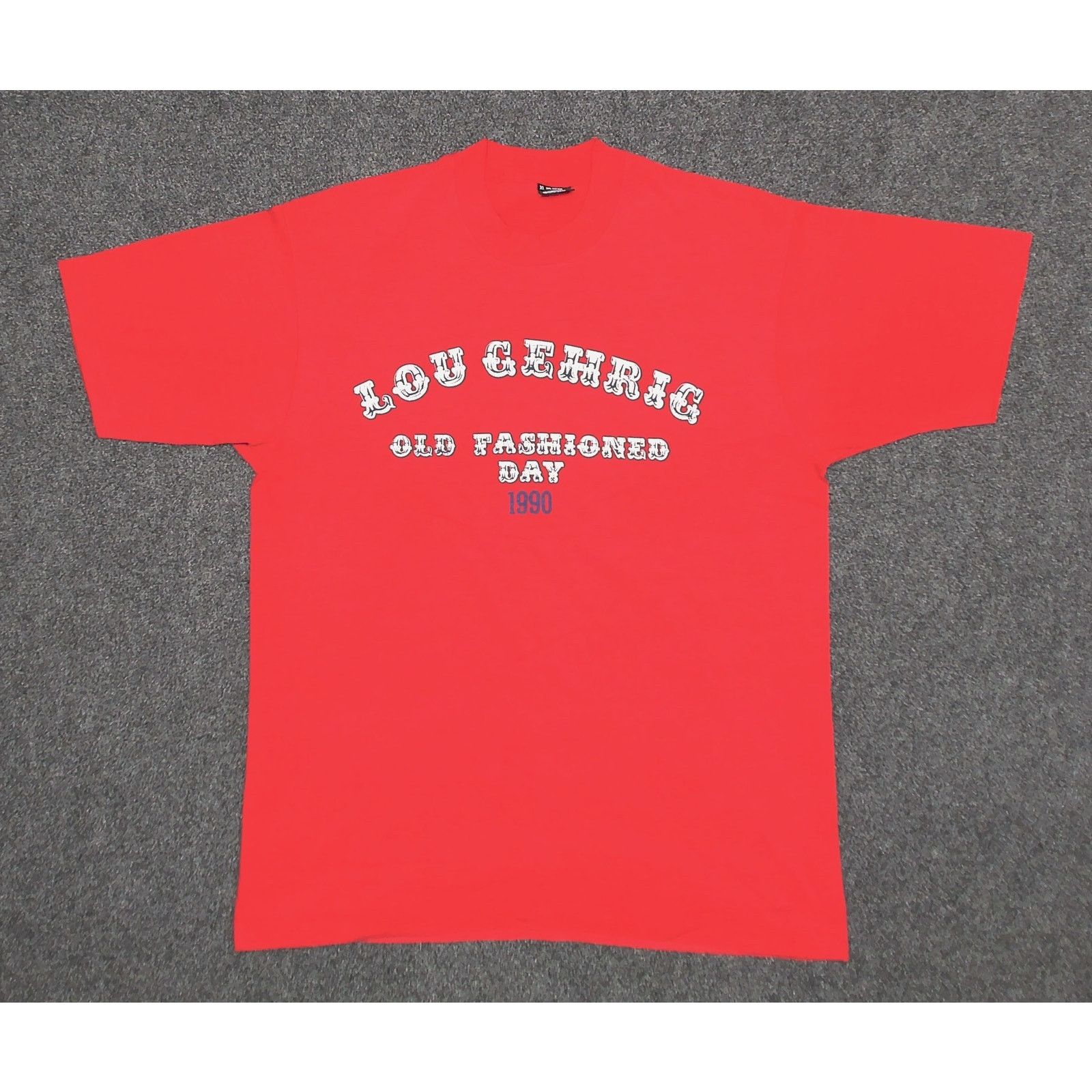 Vintage 1990 Lou Gehrig Screen Stars Best Tee XL Size US XL / EU 56 / 4 - 3 Thumbnail