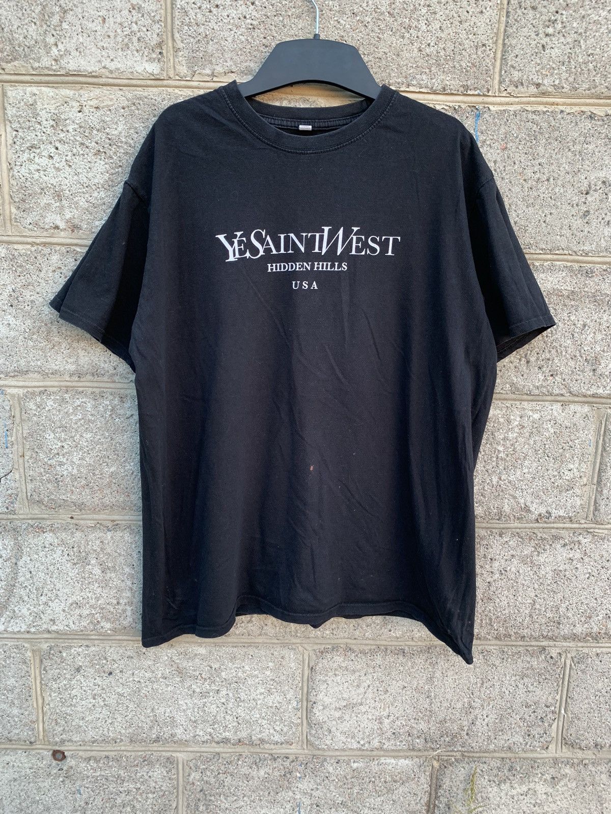 Kanye West × Vintage Vintage Yves Saint West USA T shirt y2k Size US XL / EU 56 / 4 - 1 Thumbnail