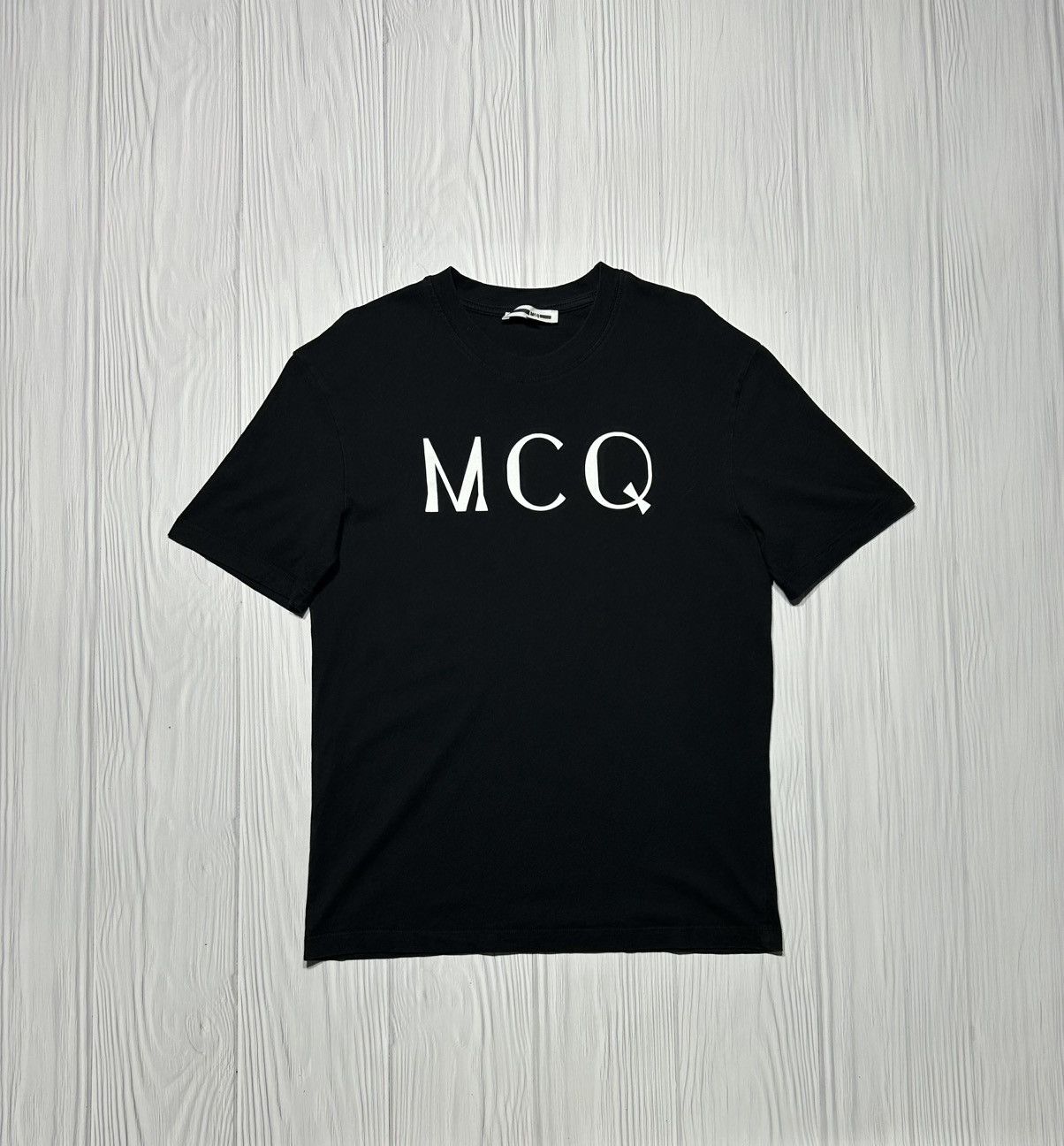 MCQ MCQ Alexander McQueen Logo Black T-Shirt Size L Size US L / EU 52-54 / 3 - 1 Thumbnail