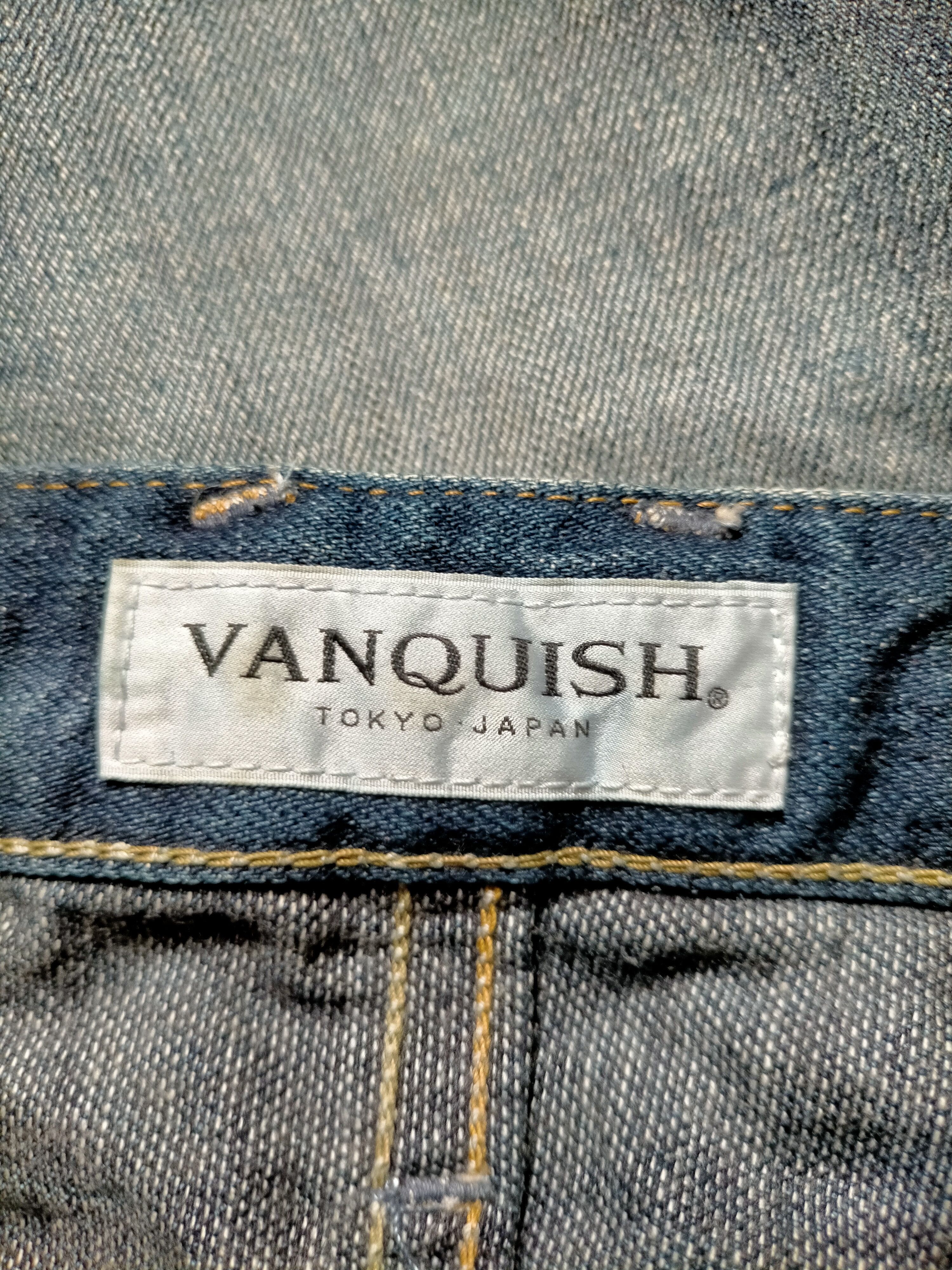 Japanese Brand Flare Jeans Vanquish Japan Studed Boot Cut Denim Size US 33 - 23 Thumbnail