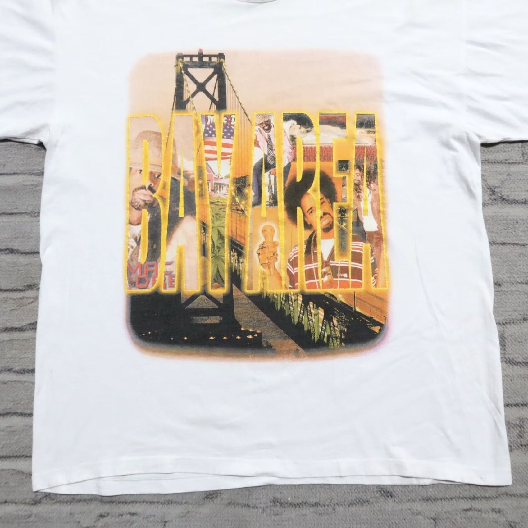 Vintage VINTAGE Mac Dre Rap Shirt 2XL White Men Shirt 90s Y2K Thizz Nation Bay Area Go Dumb Franklin Size US XXL / EU 58 / 5 - 4 Thumbnail