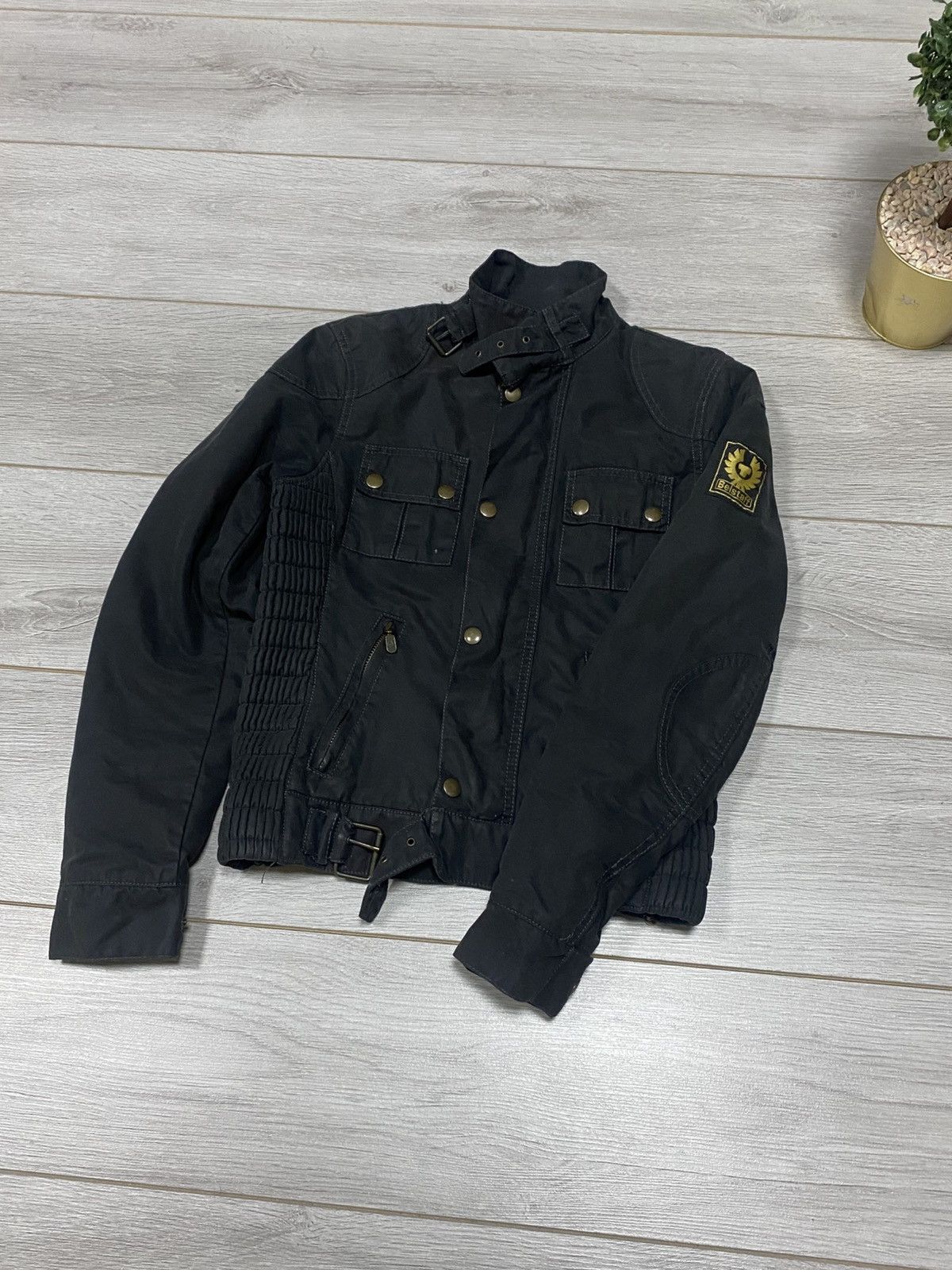 Belstaff waxed gangster 1969 ra 18012 vintage zip jacket
