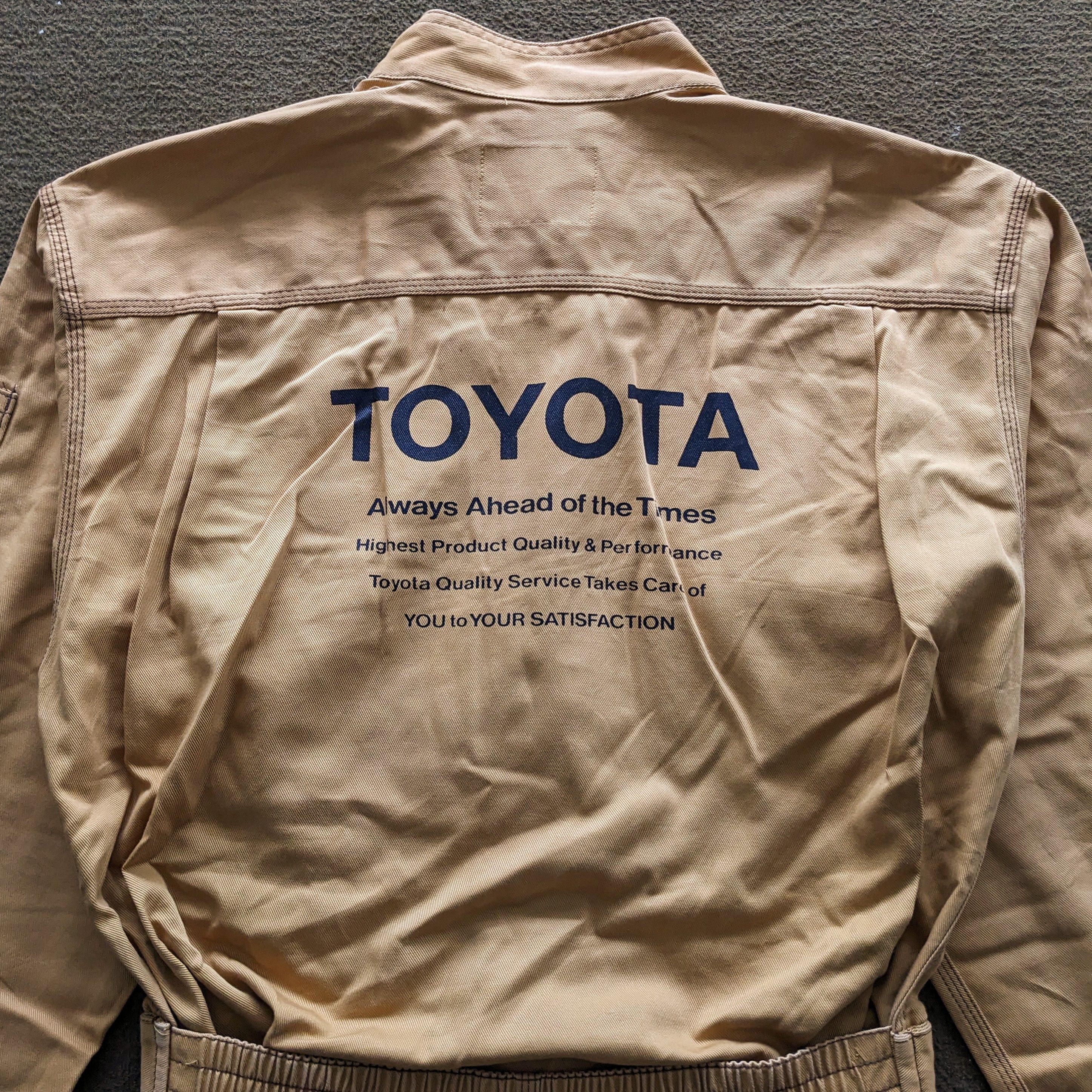 Vintage Vintage TOYOTA Japanese Racing Coverall Workwear Jacket Size US S / EU 44-46 / 1 - 2 Thumbnail