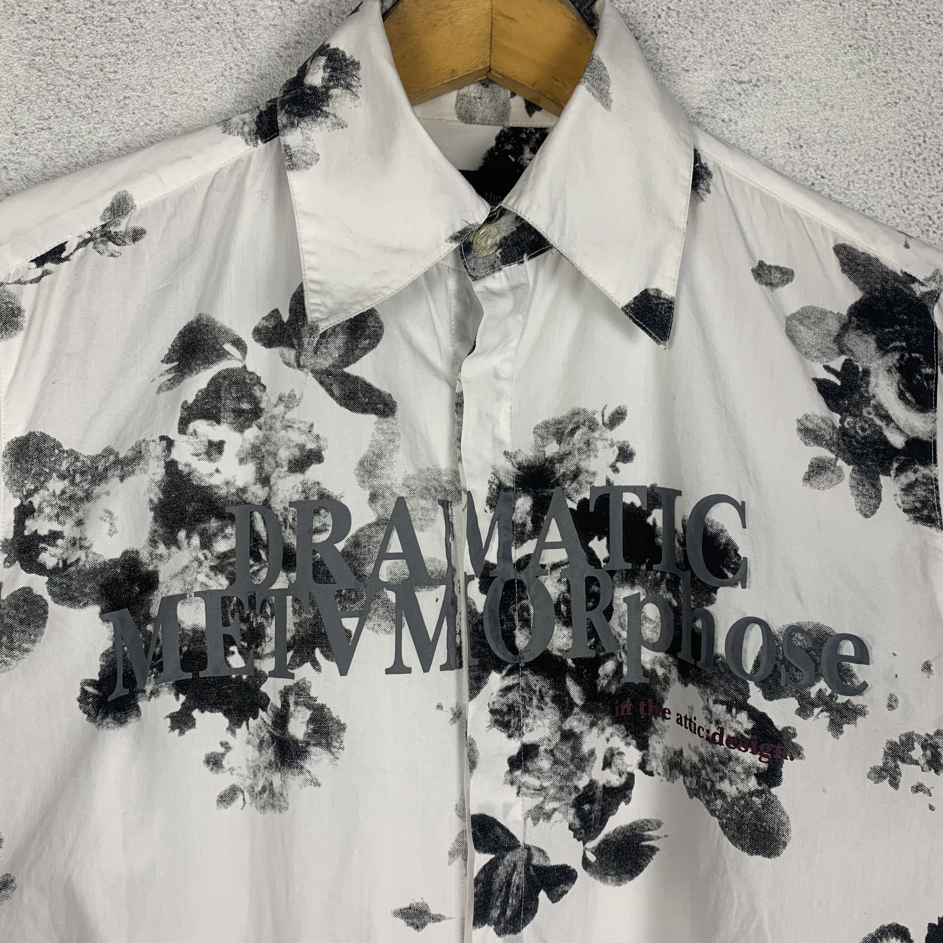 Japanese Brand Dramatic Metamorphose IN THE ATTIC Shirt Poem Anarchy Opium Size US L / EU 52-54 / 3 - 3 Thumbnail