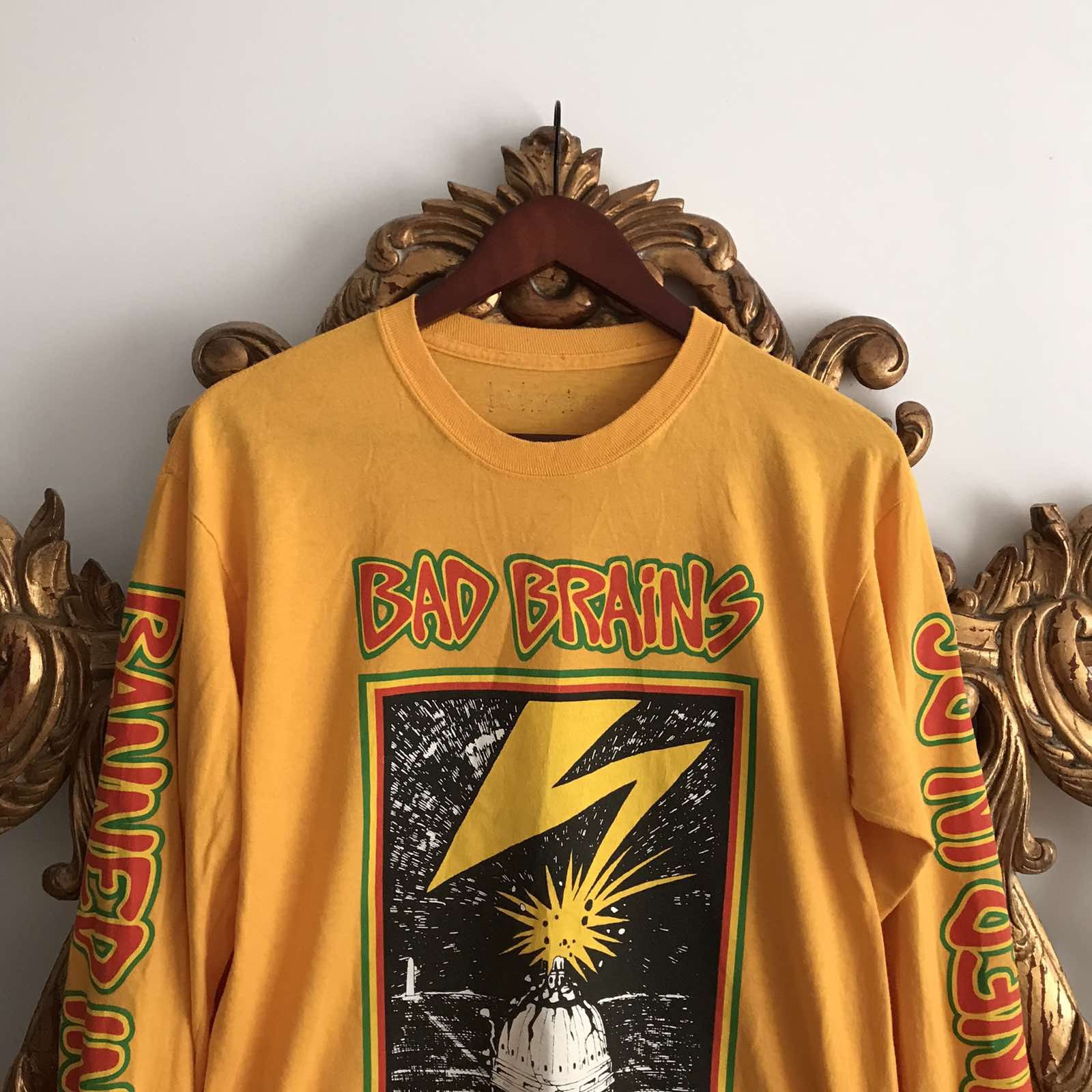 Band Tees Bad Brains Hardcore Punk Vintage Band Tees 90s Sz M Size US M / EU 48-50 / 2 - 2 Thumbnail