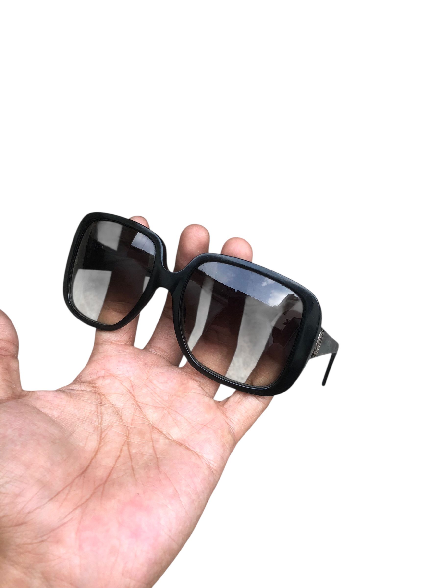 Cartier 💯Vintage CARTIER PARIS 140 Black Sunglasses CC Logo Square Size ONE SIZE - 2 Thumbnail