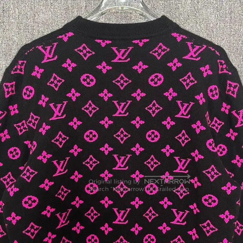 Louis Vuitton Louis Vuitton Black Wool Knit Sweater . Size US S / EU 44-46 / 1 - 4 Thumbnail