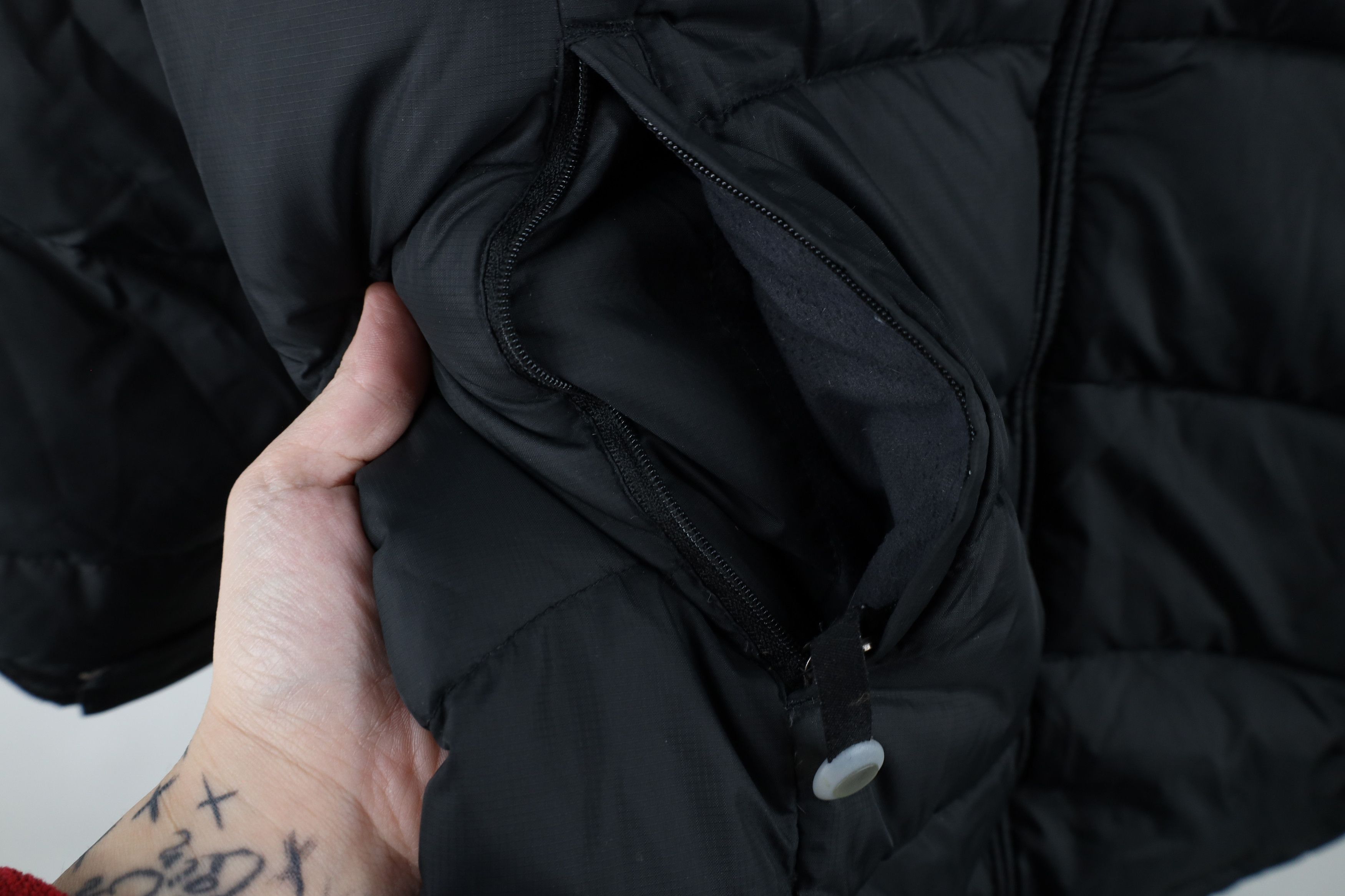 L.L. Bean × Vintage LL Bean Goose Down Insulated Hooded Puffer Jacket Black Size L / US 10 / IT 46 - 6 Thumbnail
