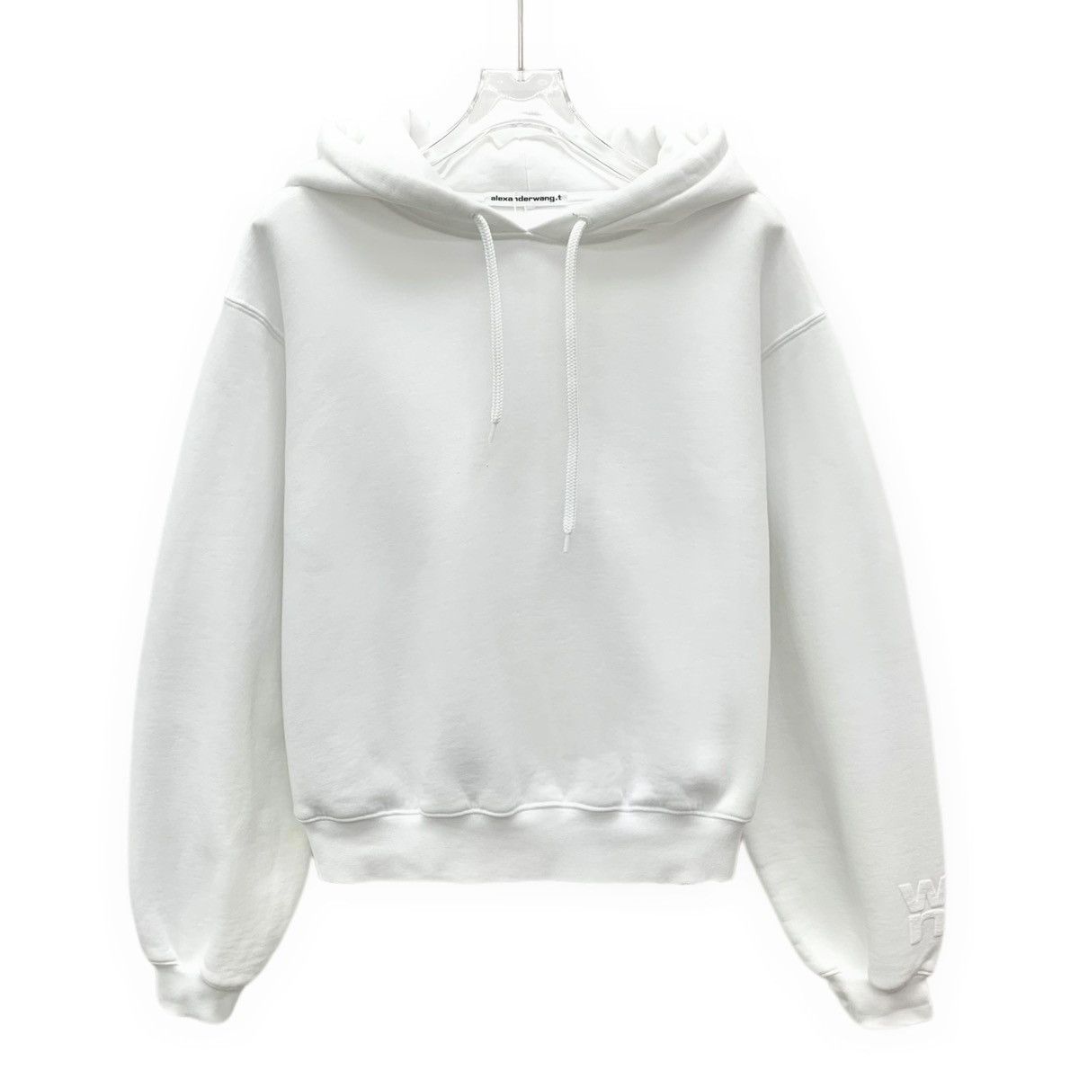Alexander Wang Alexander Wang White Hooded Long Sleeve Sweatshirt K26WX Size XXS / US 00 / IT 34 - 1 Thumbnail