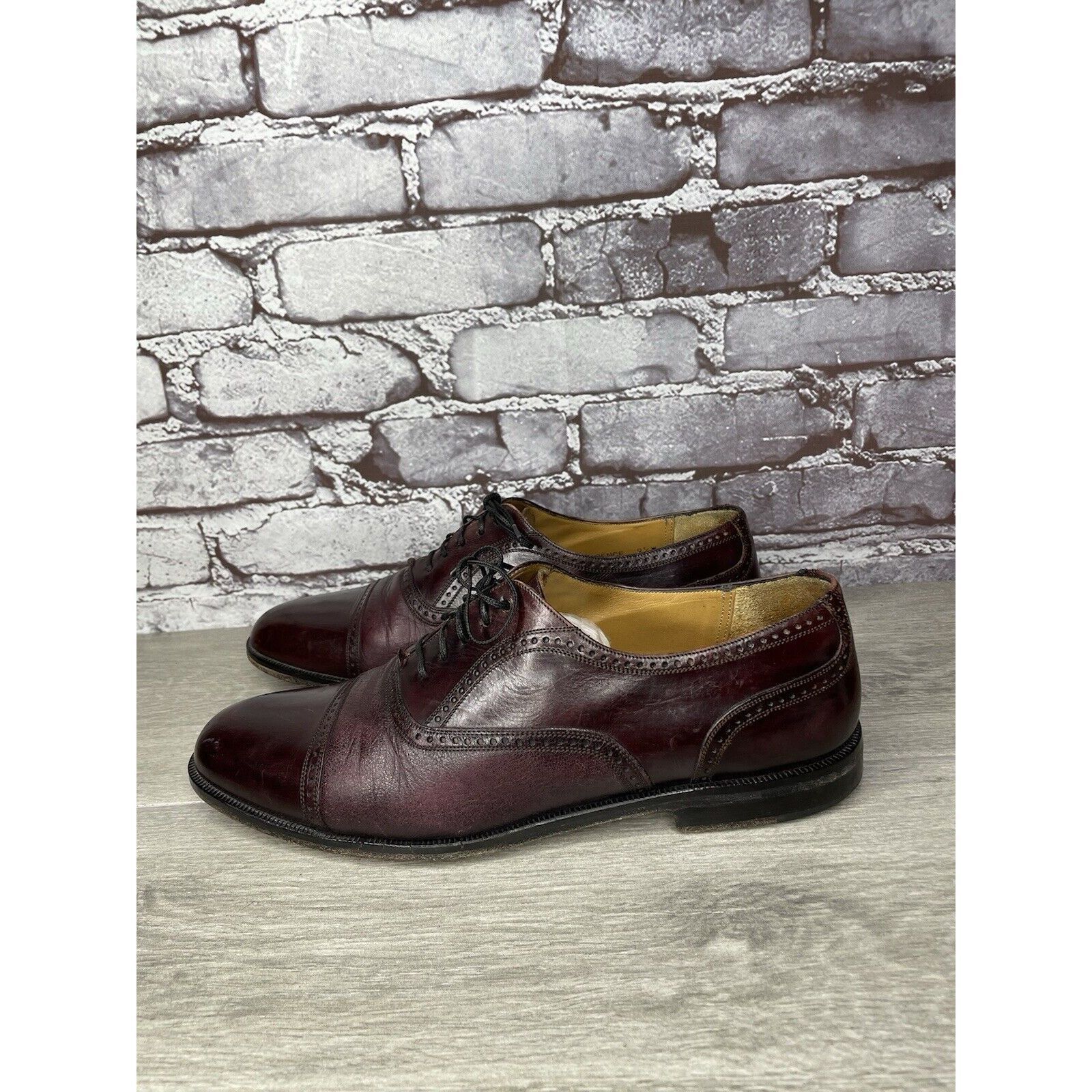 Mezlan Mezlan FLORENCE Purple Cordovan Cap Toe Oxford Dress Shoes M Size US 9.5 / EU 42-43 - 19 Thumbnail