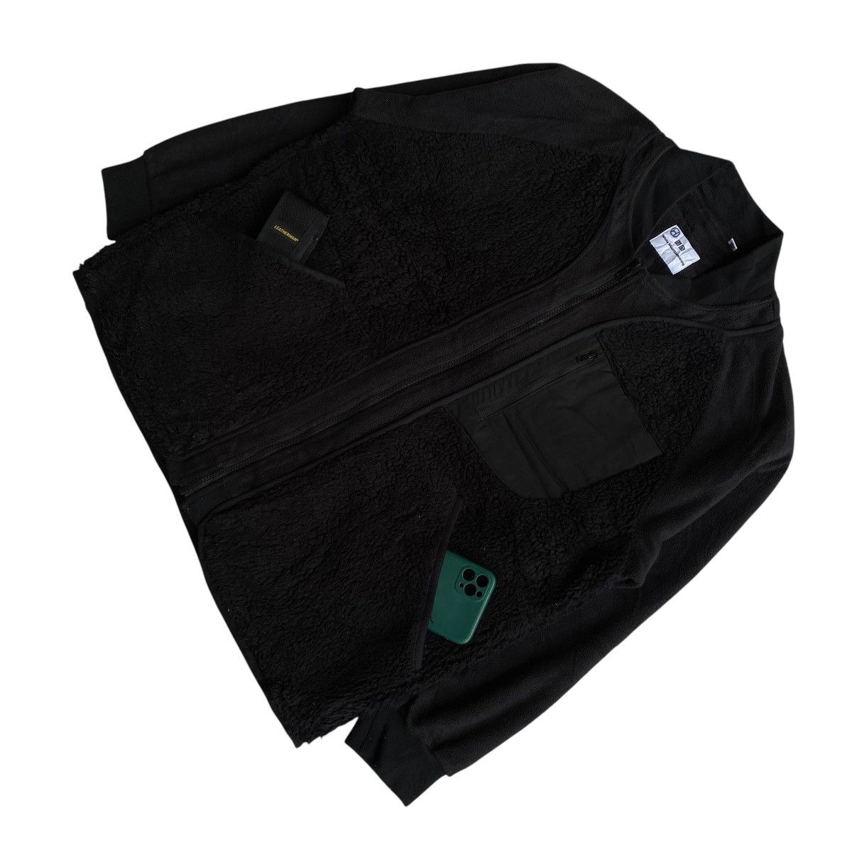 Japanese Brand × Uniqlo × White Mountaineering White Mountaineering Fleece Sherpa Jacket Size US XL / EU 56 / 4 - 5 Thumbnail