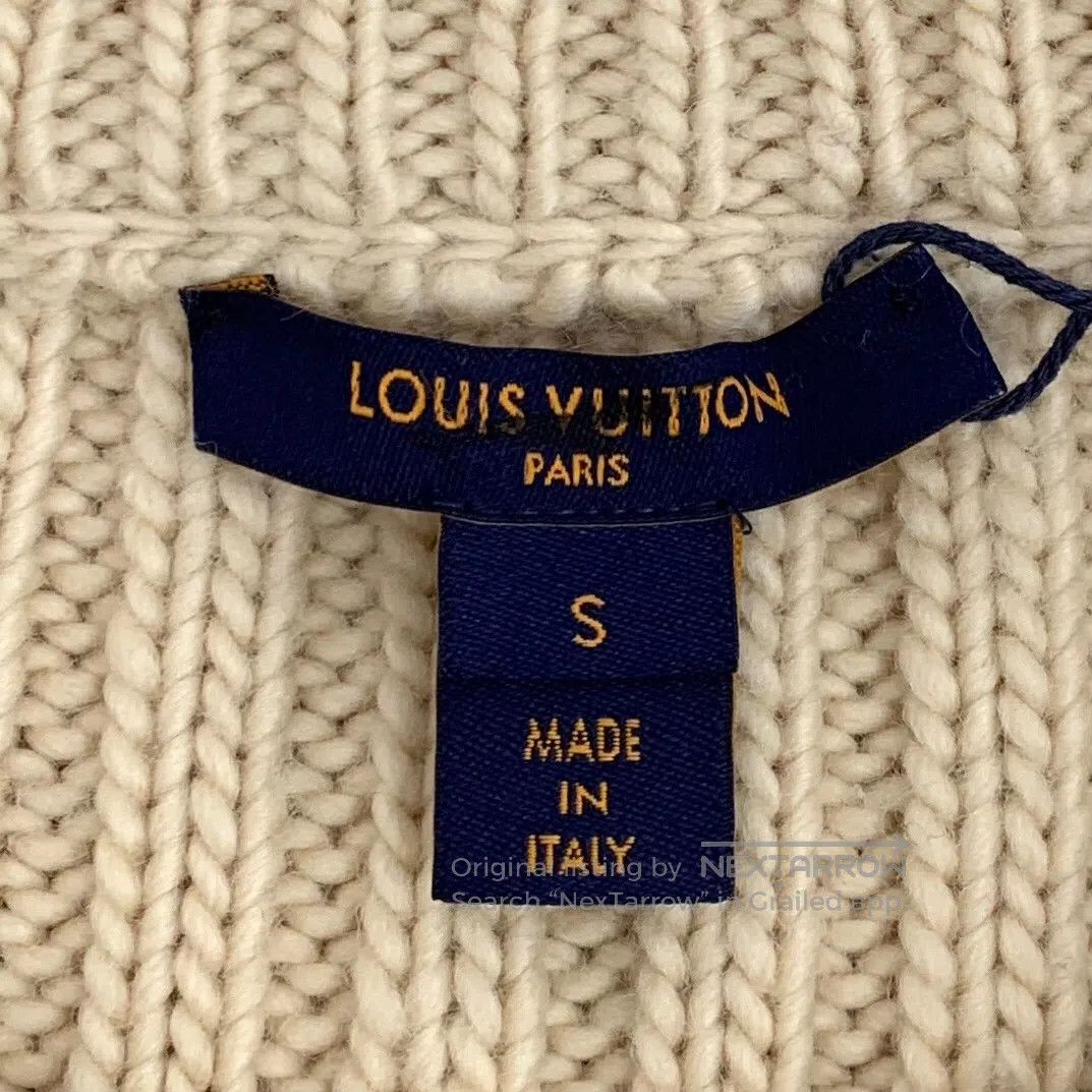 Louis Vuitton Louis Vuitton Brown cashmere round-neck long-sleeve knitte Size US S / EU 44-46 / 1 - 5 Thumbnail