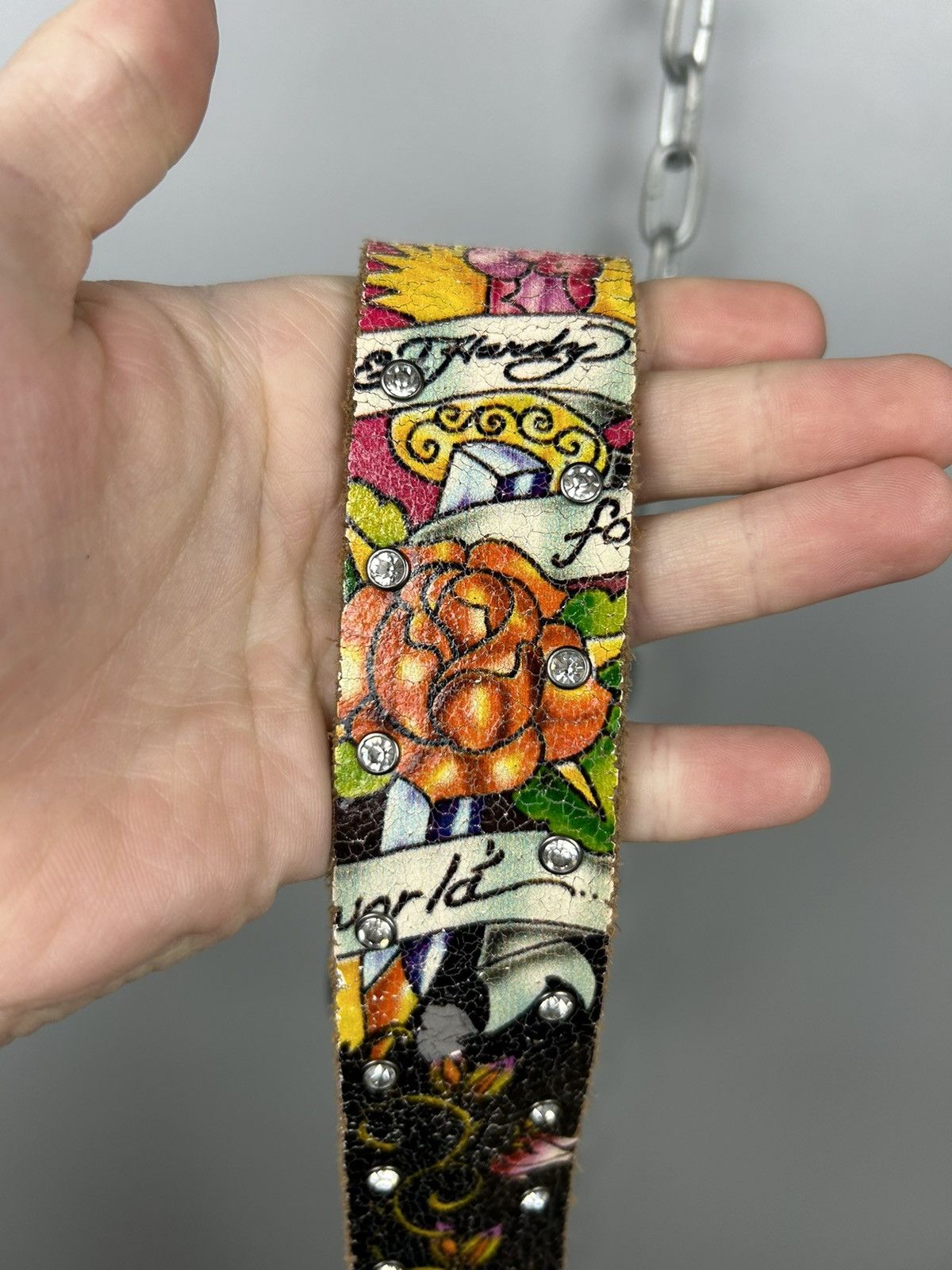 Ed Hardy × Vintage Rare Vintage Ed Hardy By Christian Audigier Belt Size ONE SIZE - 11 Thumbnail