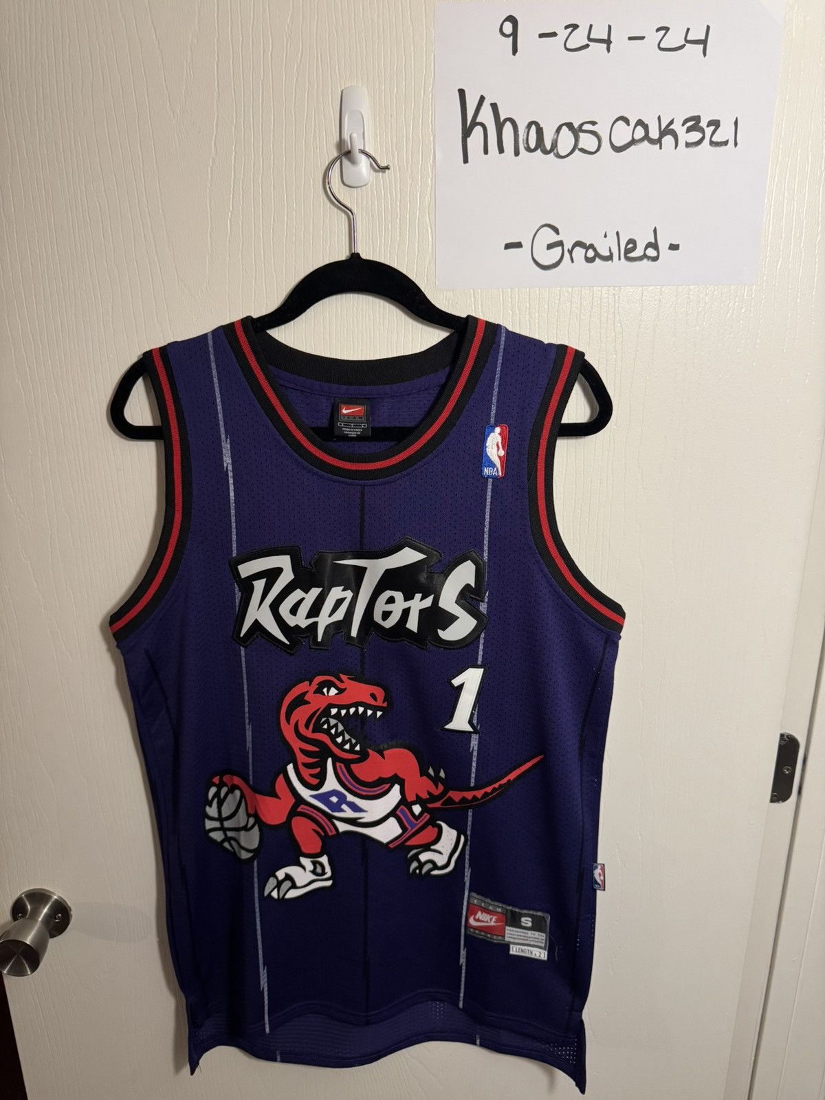Nike Retro Tracy McGrady Raptors Jersey Size US S / EU 44-46 / 1 - 1 Thumbnail