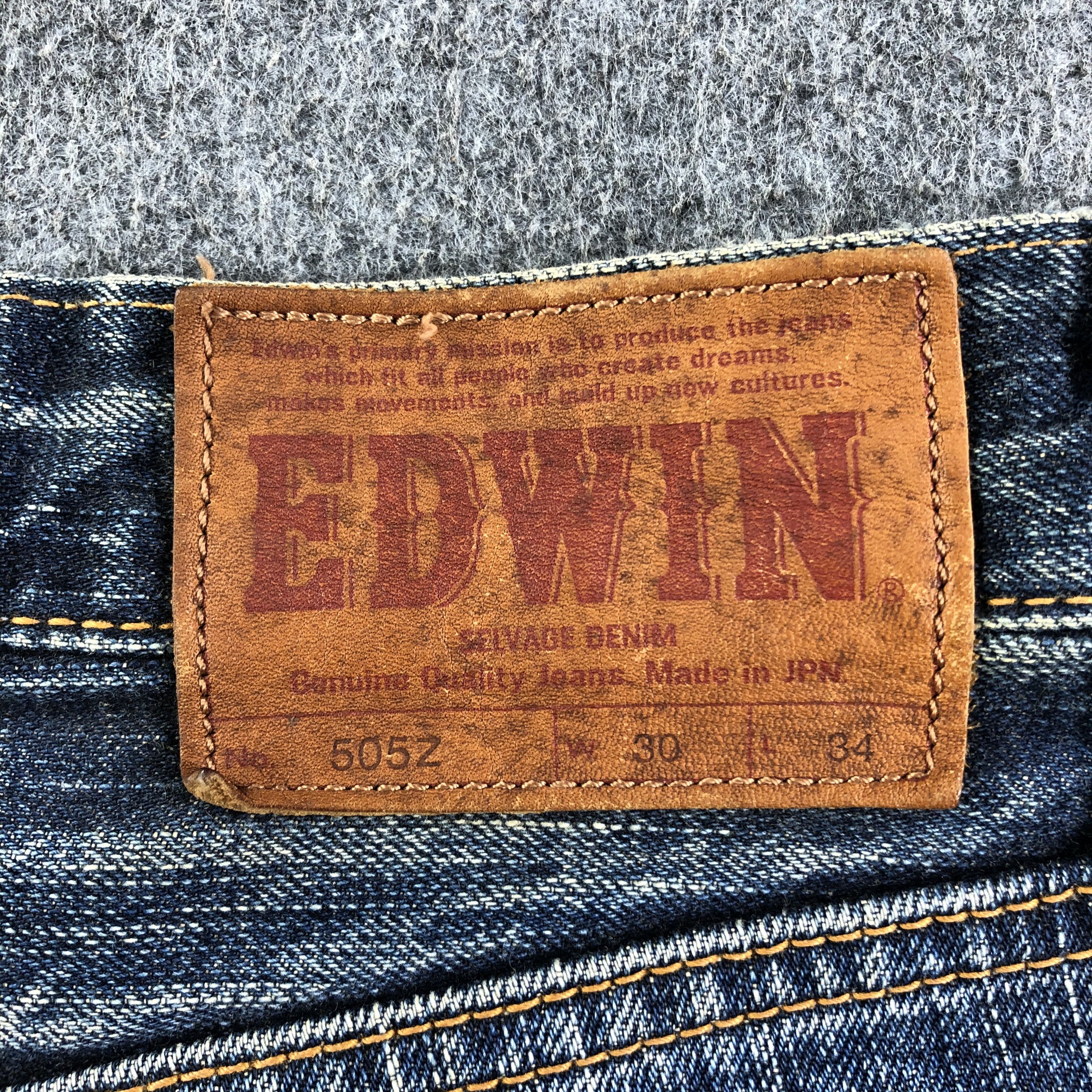 Edwin Vintage Redline Edwin 505 Jeans-J2833 Size US 31 - 5 Thumbnail