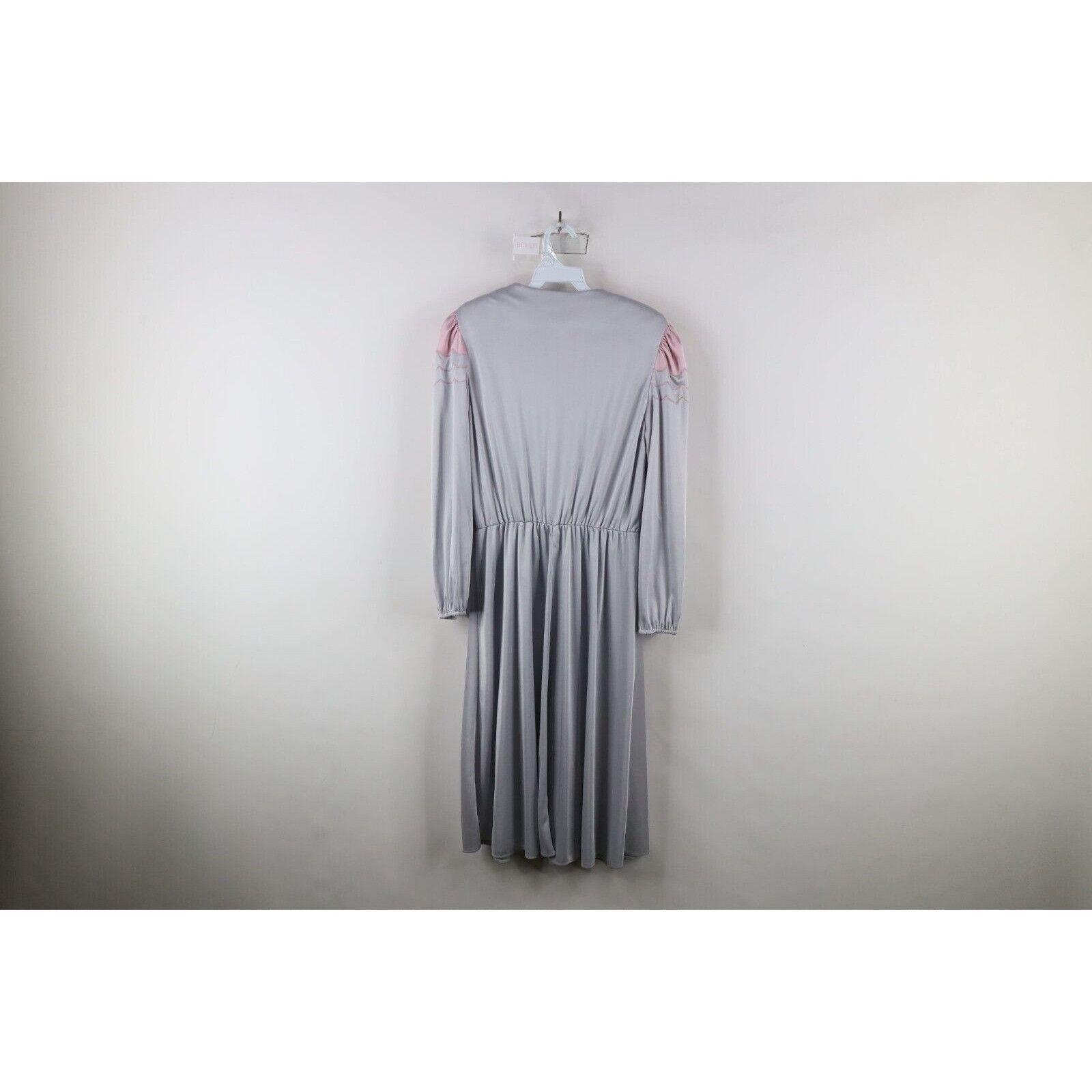 Vintage Vintage 80s 90s Mid Mod Distressed Cloud Knit Button Dress Size S / US 4 / IT 40 - 13 Thumbnail