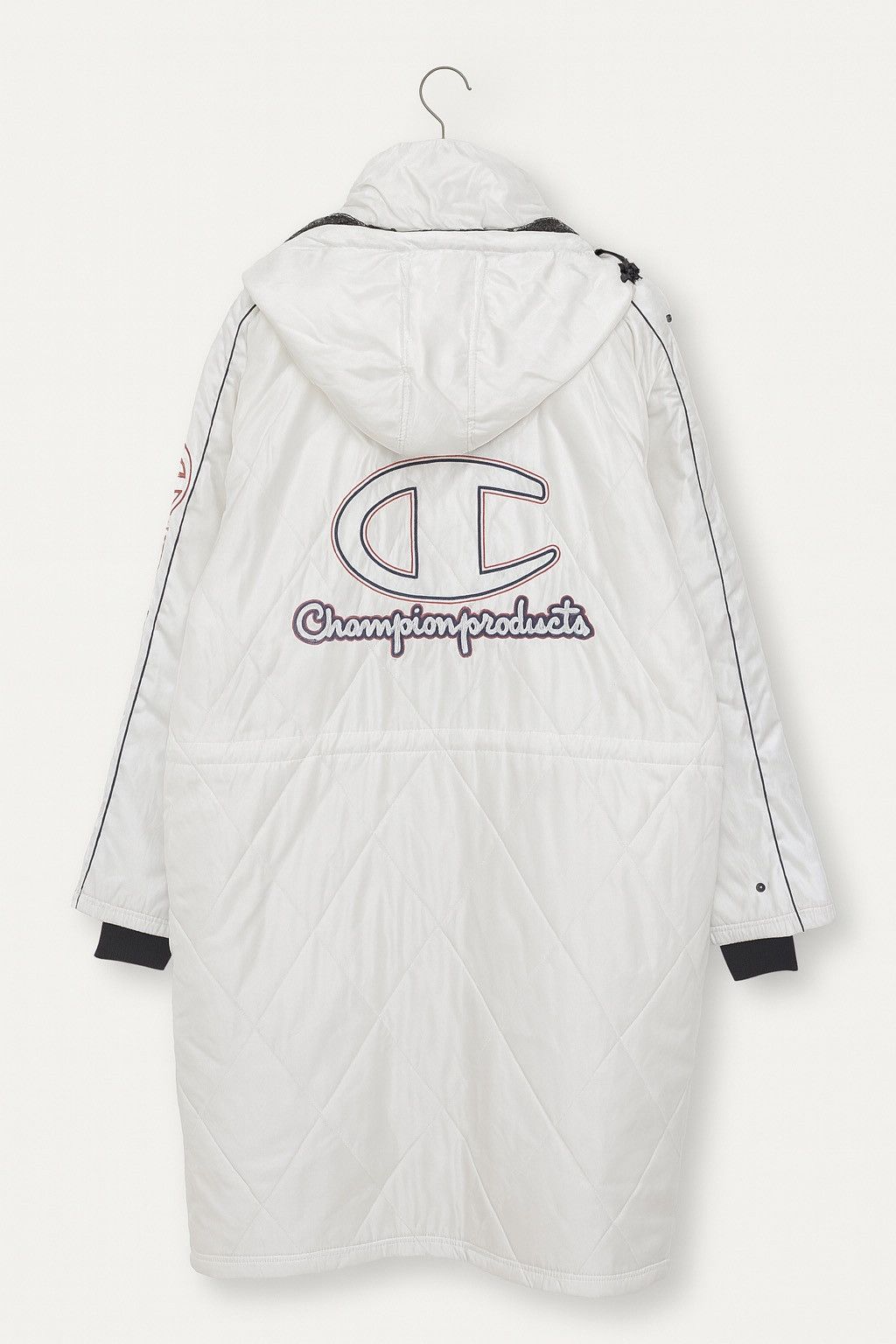 Champion Vintage Champion Products White Long Parka Jacket Sherpa Size US S / EU 44-46 / 1 - 1 Thumbnail