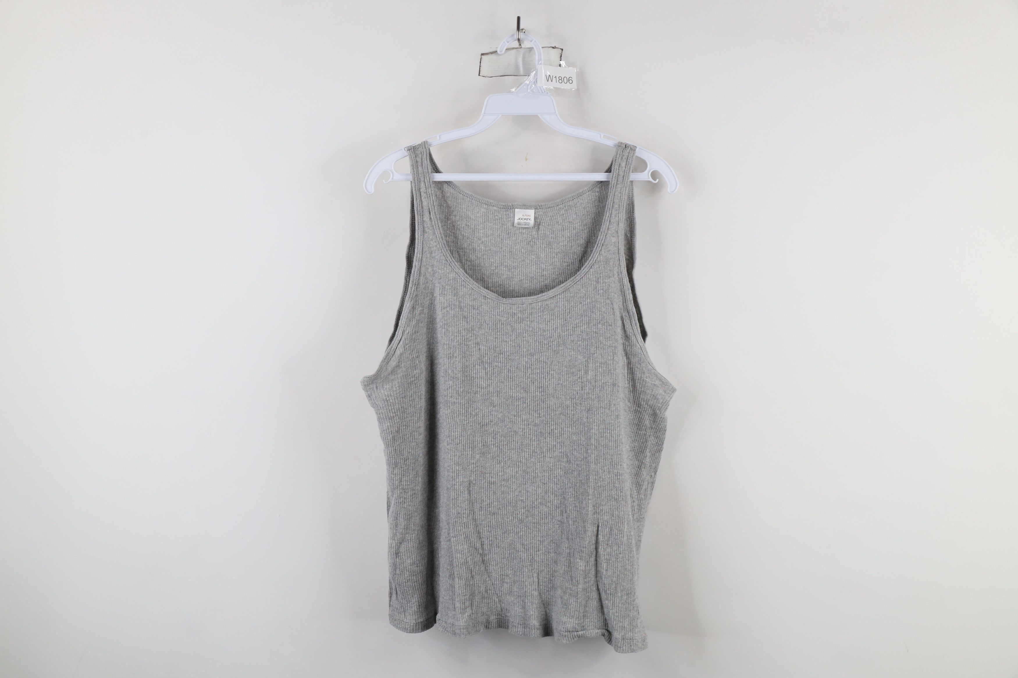 Vintage Vintage 90s Streetwear Ribbed Knit Wife Beater Tank Top Size US XL / EU 56 / 4 - 1 Thumbnail