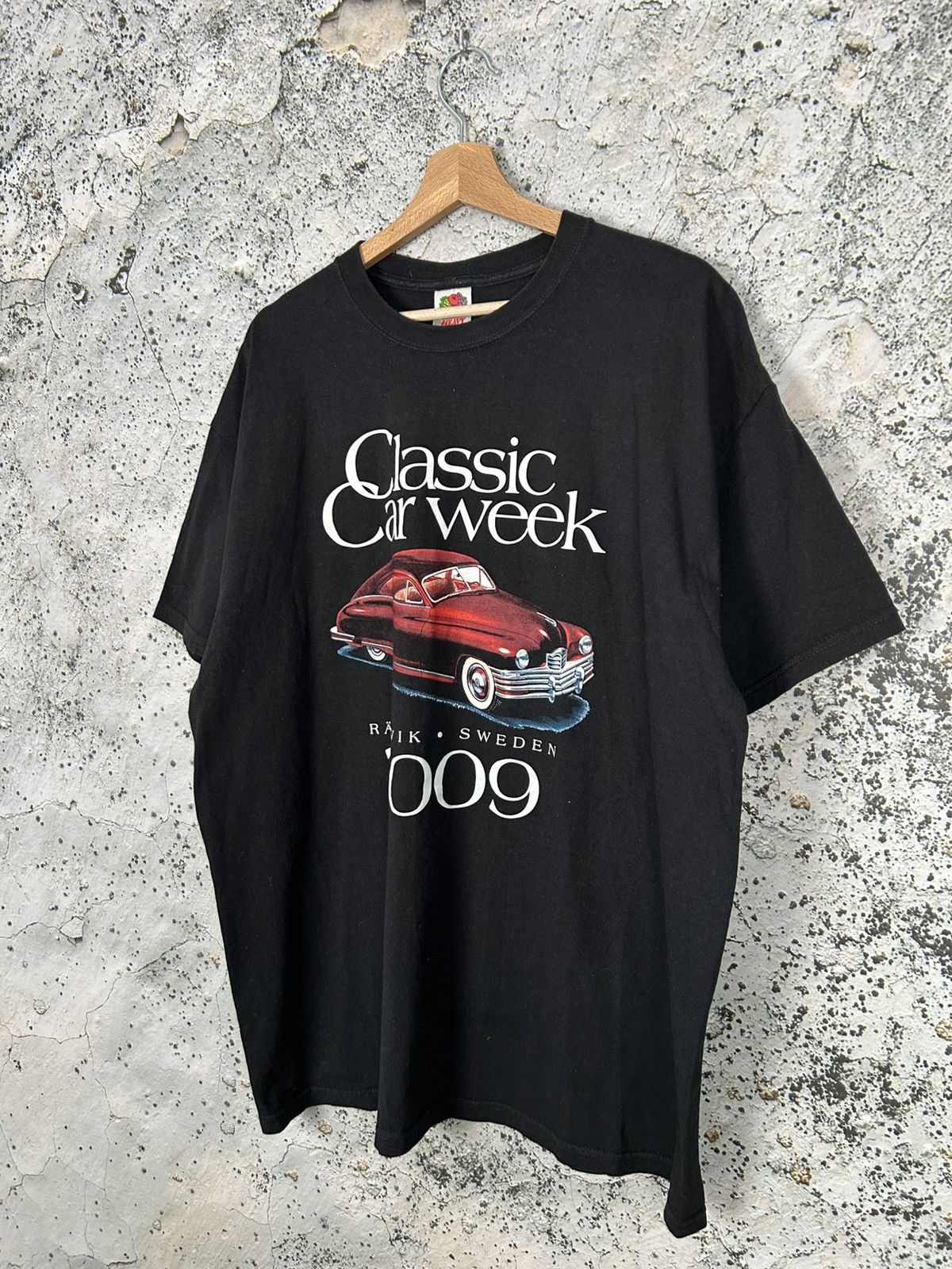 Vintage Vintage Classic Car Week 2009 Sweden Racing Graphic Tee Size US XXL / EU 58 / 5 - 2 Thumbnail