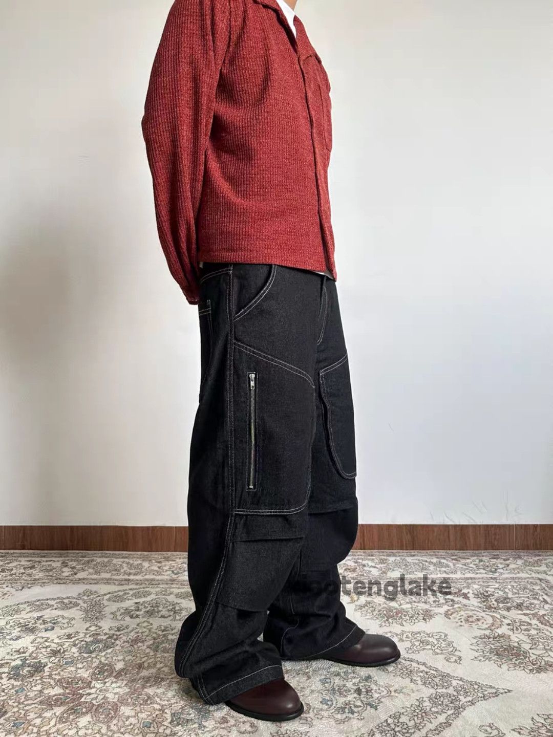 Vintage ltx vintage loose baggy skate hiphop flared cargo pants Size US 36 / EU 52 - 2 Thumbnail