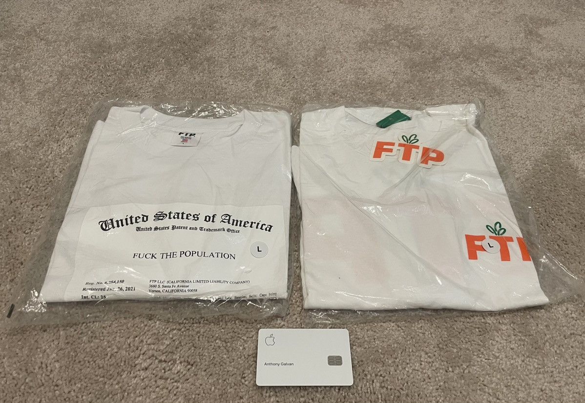 Fuck The Population FTP Size Large Lot Size US L / EU 52-54 / 3 - 5 Thumbnail
