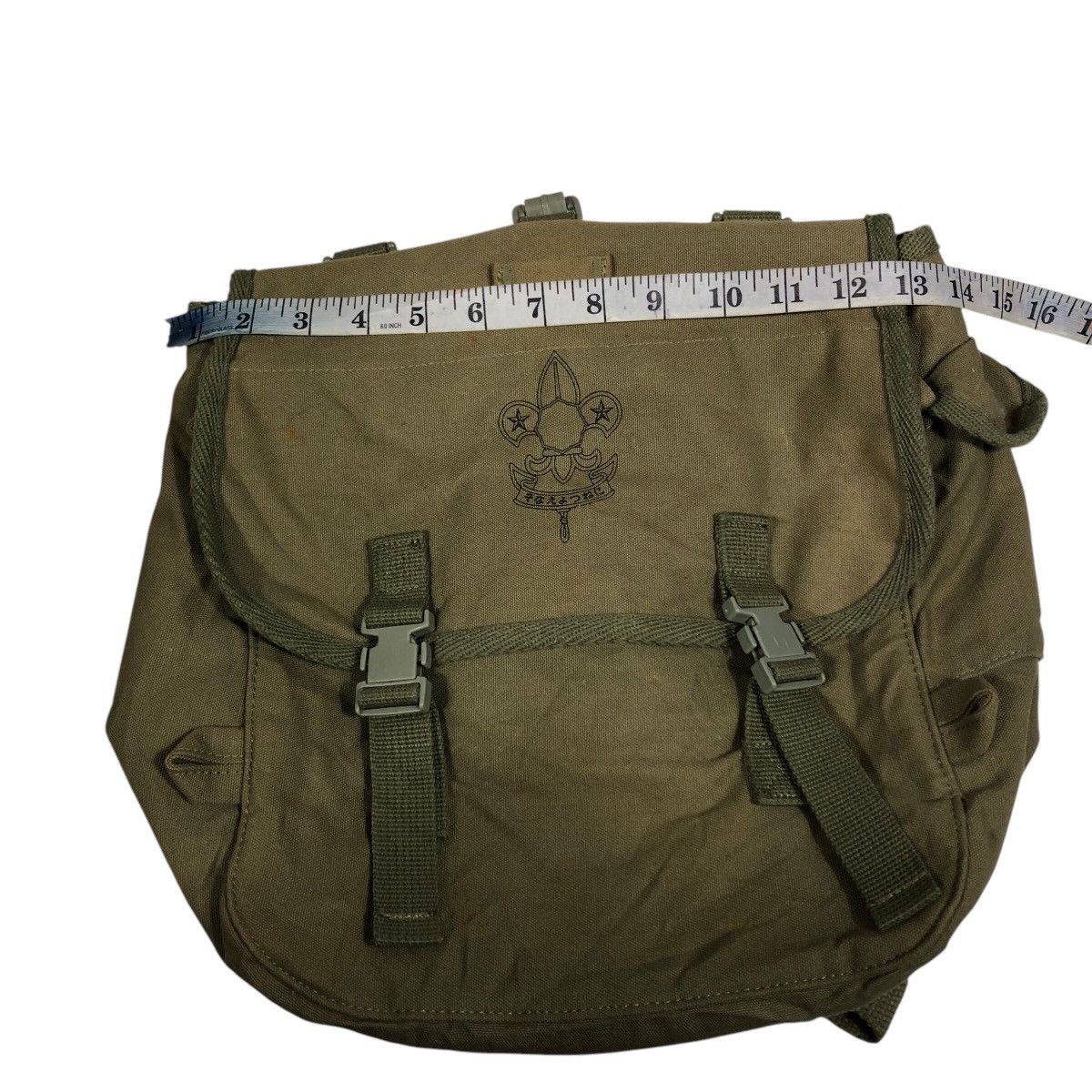 Vintage 📌Vintage Military Sling Bag Scouts Army Size ONE SIZE - 11 Thumbnail