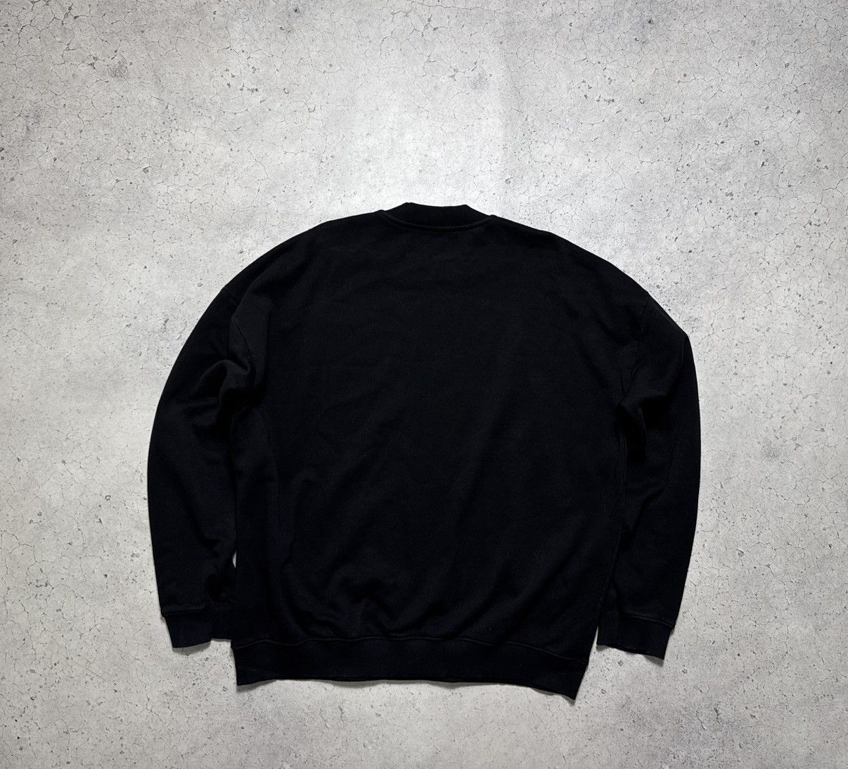 Versace Jeans Couture Versace Jeans Couture Black Big Logo Sweatshirt Size XL Size US XL / EU 56 / 4 - 12 Thumbnail