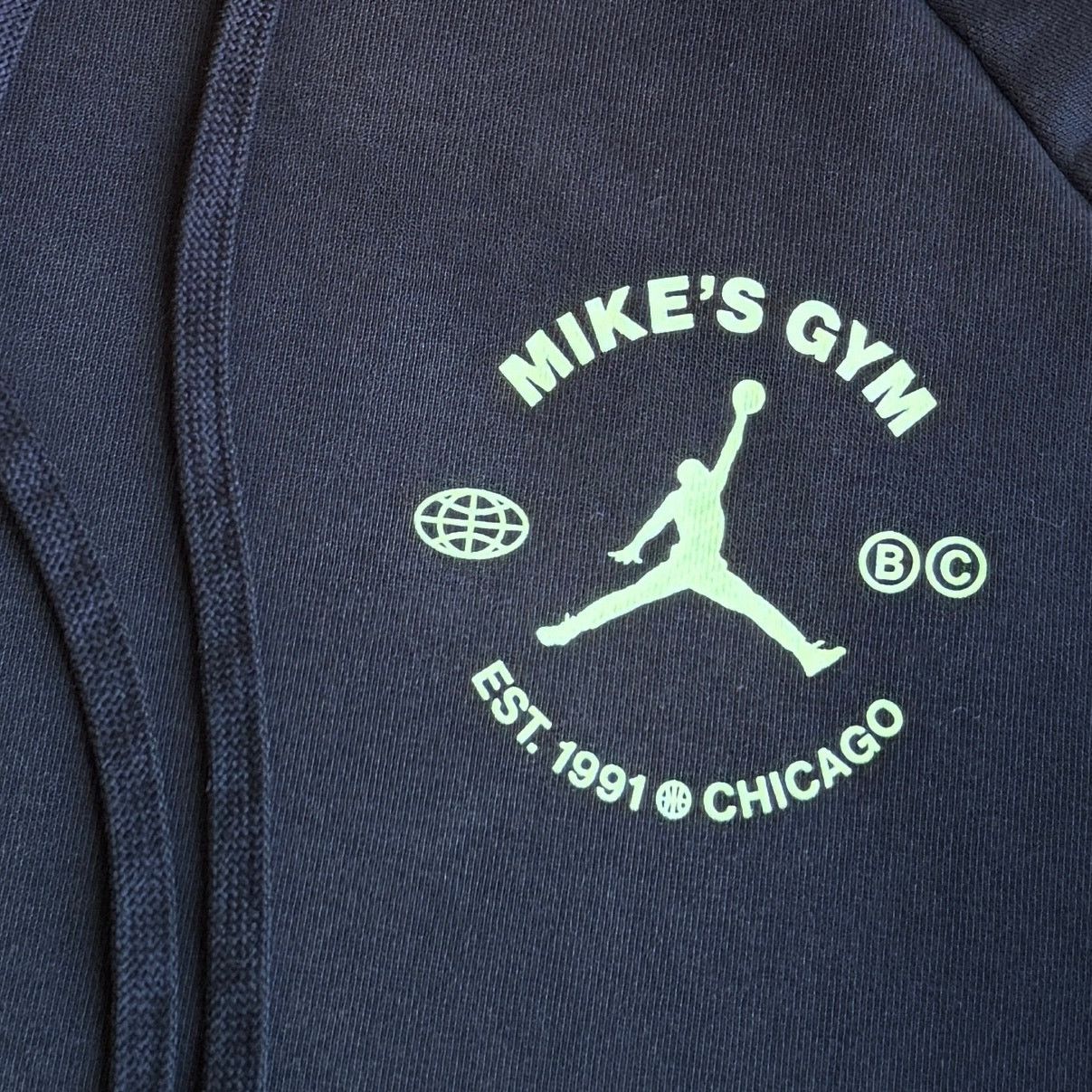 Jordan Brand × Nike × Vintage Crazy Vintage Y2K Jordan Brand Skater Grunge Unique Hoodie Size US M / EU 48-50 / 2 - 4 Thumbnail
