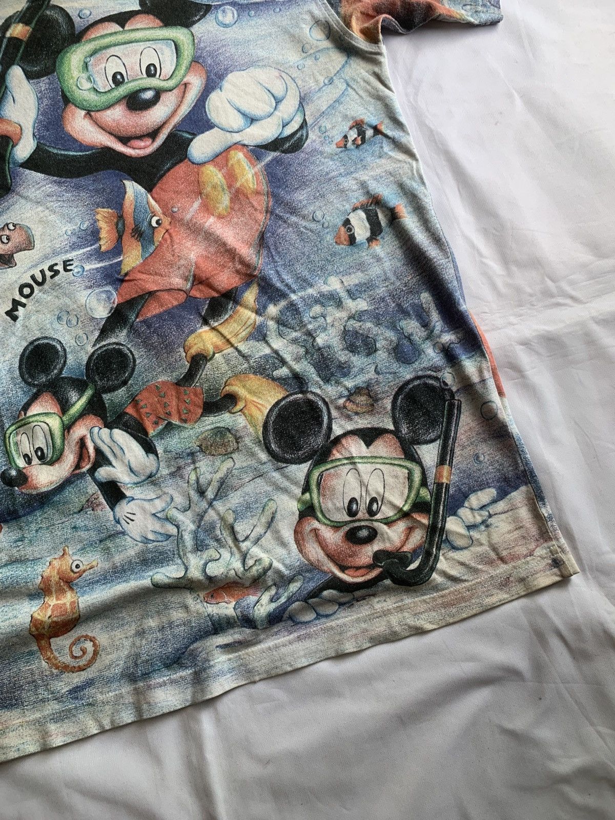 Disney × Medicom Toy × Number (N)ine Vintage RARE Japan Disney Mickey Mouse Aop Tee Size US M / EU 48-50 / 2 - 3 Thumbnail