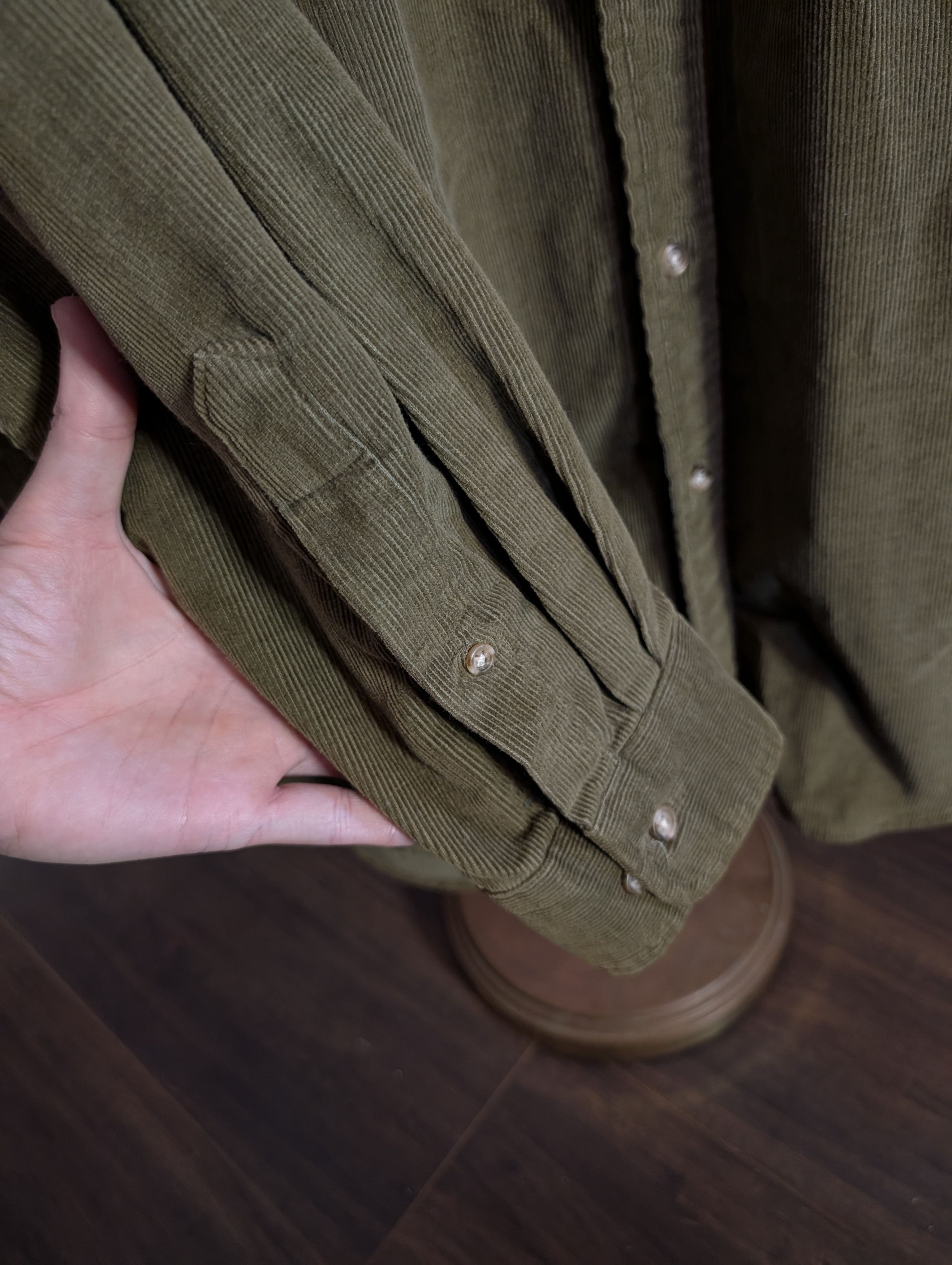Lands' End VTG 1993 Green thick corduroy shacket MiUSA XL Size US XL / EU 56 / 4 - 6 Thumbnail