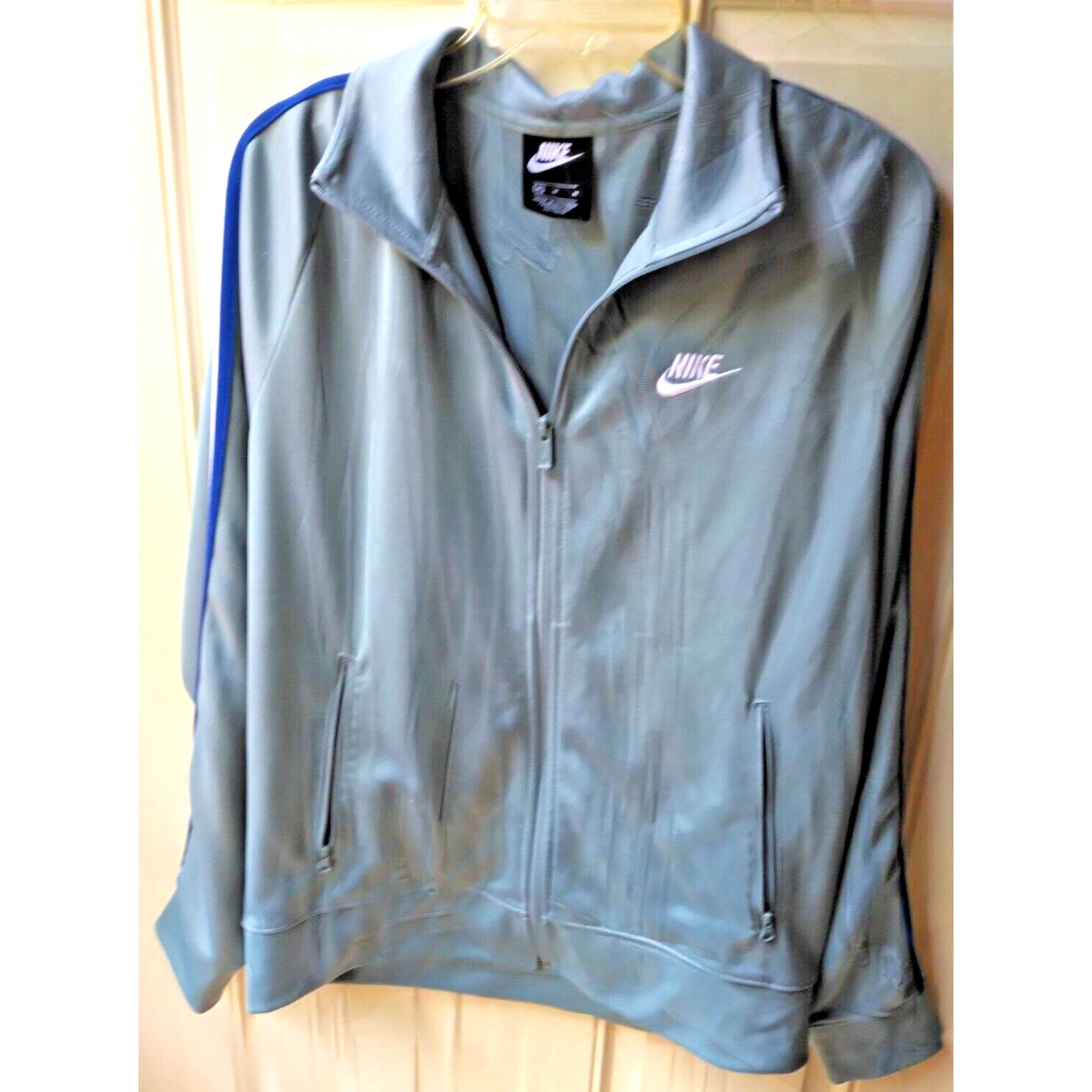 Nike Nike Knit Track Jacket Men's Med Grey Jacket N98 Aviator Size US M / EU 48-50 / 2 - 1 Thumbnail