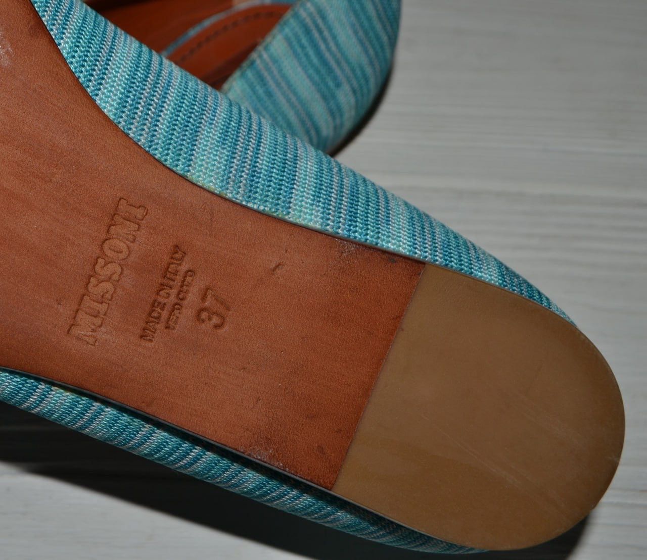 Missoni Missoni Knit Striped Classic Ballet Flat Shoe Size EUR 37 Size US 6 / IT 36 - 12 Thumbnail