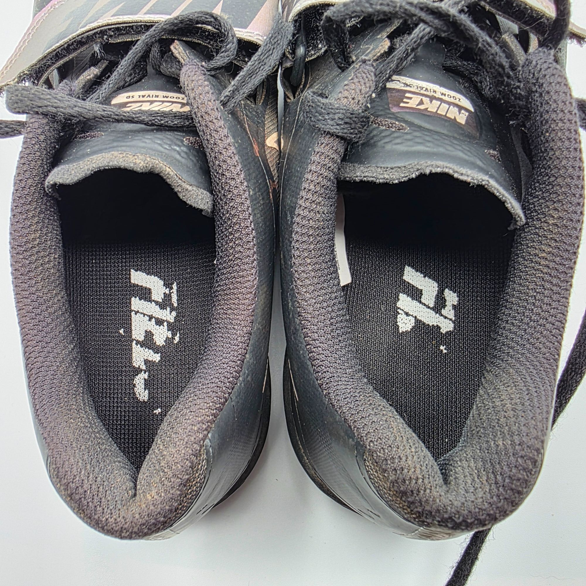 Nike Nike Zoom Rival SD Track And Field Mens Size 8 Black Purple Size US 8 / EU 41 - 5 Thumbnail