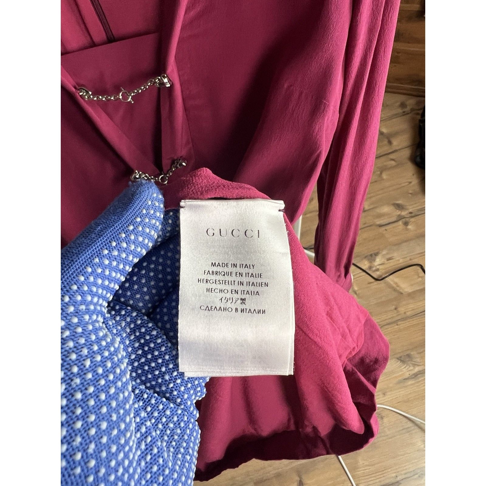 Gucci Gucci CREPE DE CHINE Silk Longsleeve Dress Size 44 Size M / US 6-8 / IT 42-44 - 12 Thumbnail