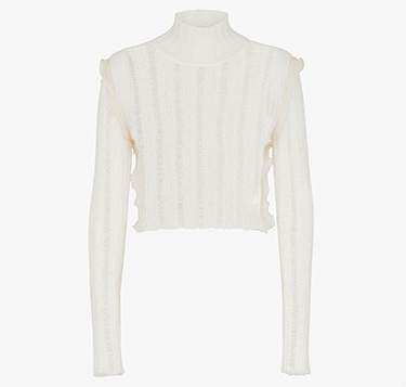 o1loc1c0824 Jumper in White