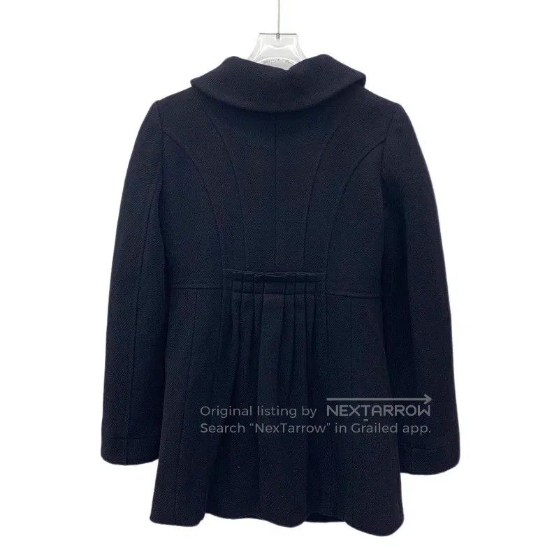 Louis Vuitton Louis Vuitton Black Wool Lapel Long Sleeve Coat Size XS / US 0-2 / IT 36-38 - 2 Thumbnail