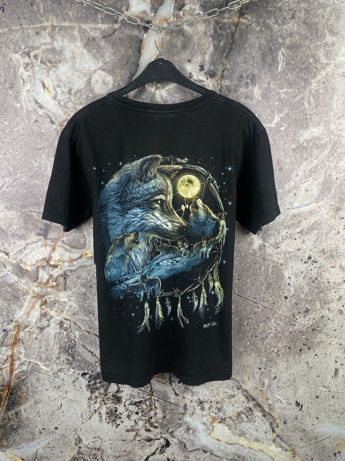 Other Men’s Wild T-Shirt Wolves Streetwear Size Large Size US L / EU 52-54 / 3 - 12 Thumbnail