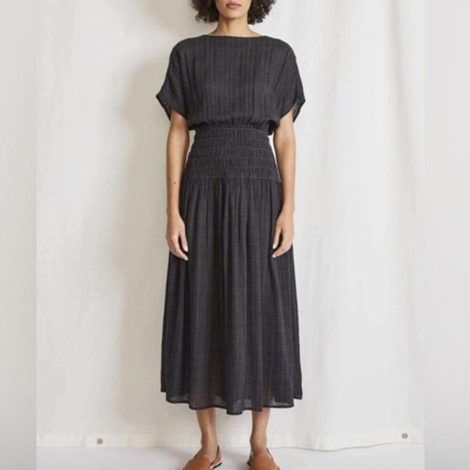 Designer Apiece Apart Mana Midi Dress Size XL / US 12-14 / IT 48-50 - 2 Thumbnail