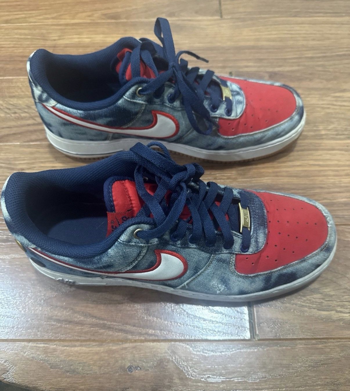 Nike SB Nike air force 1 low ‘07 denim Size US 12 / EU 45 - 6 Thumbnail