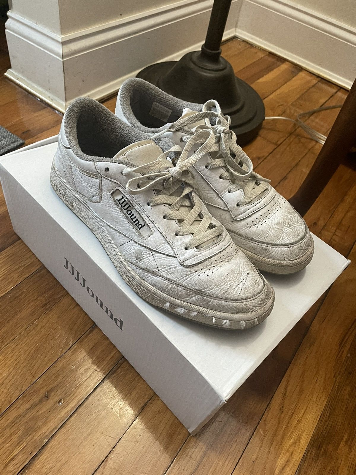JJJJound × Reebok JJJJound x Reebok | Club C 85 OG White Grey size 10 Size US 10 / EU 43 - 3 Thumbnail