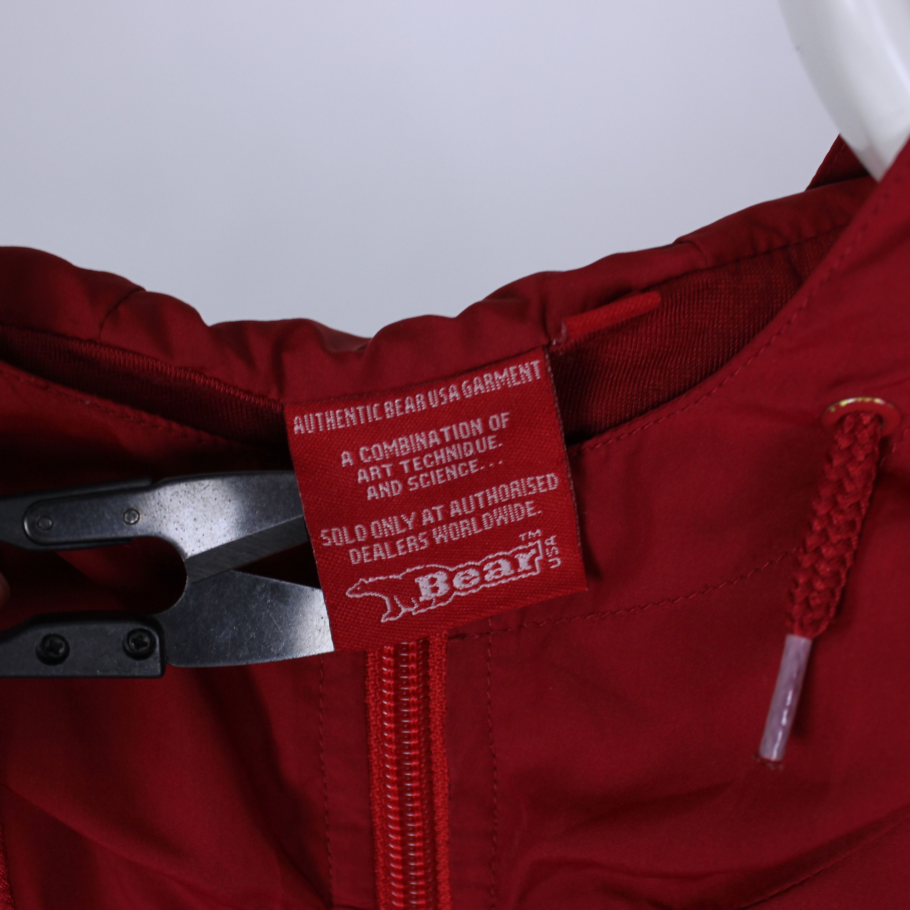 Vintage Bear usa light jacket men big logo red L Size US L / EU 52-54 / 3 - 7 Thumbnail
