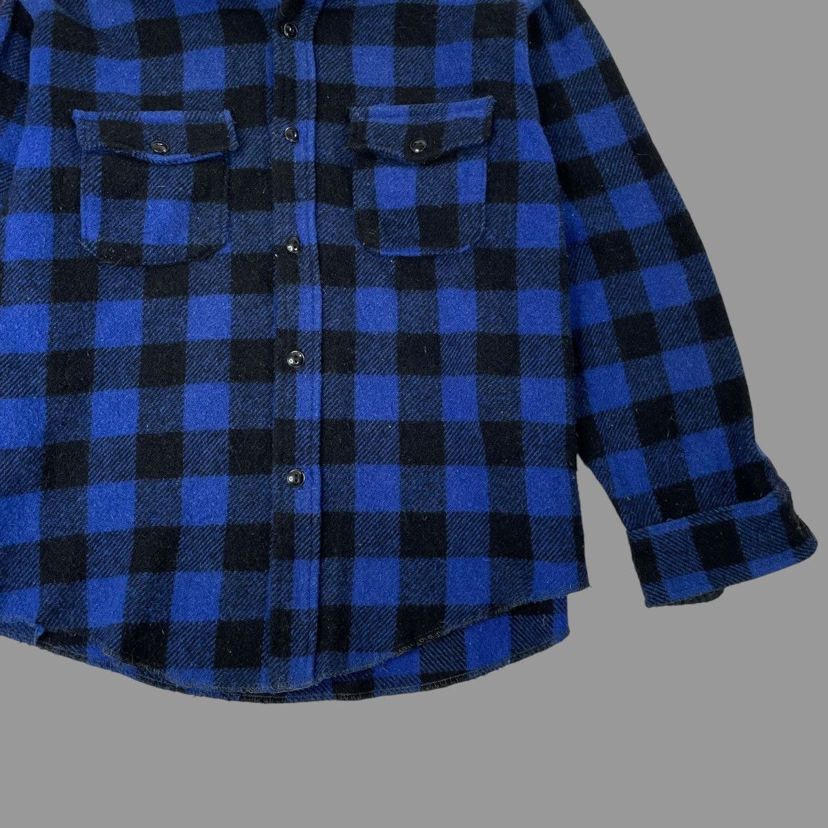 Hudsons Bay × Vintage Vintage Hudson Bay wool flannel shirt Size US L / EU 52-54 / 3 - 3 Thumbnail
