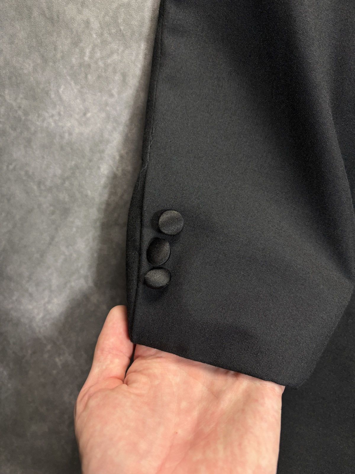 Givenchy Vintage Givenchy Monsieur Suit Jacket 80s Wool Blazer 90s 40 Size 40R - 8 Thumbnail